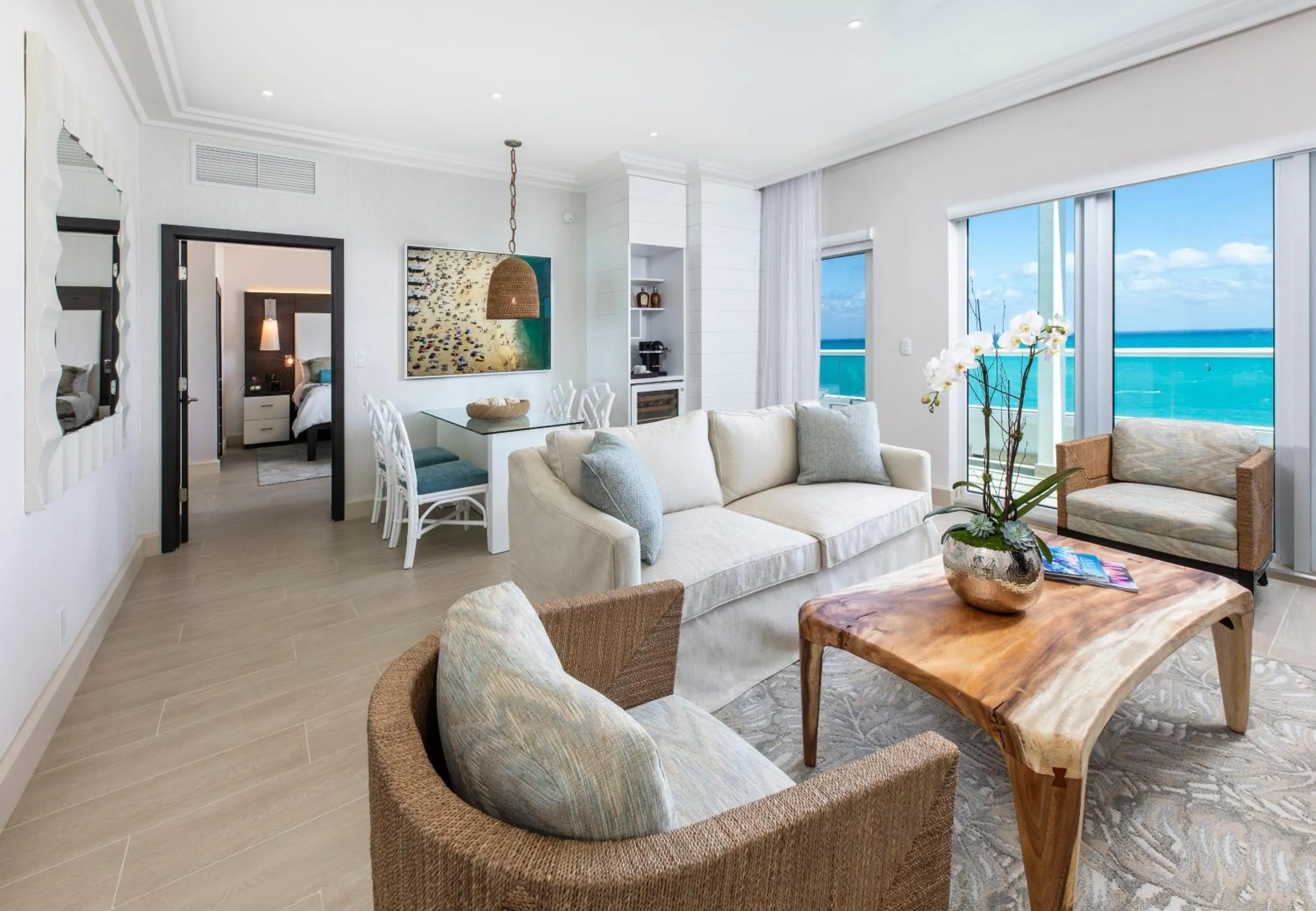  Oceanfront 1 Bedroom Suite with Balcony in The Palms Hotel & Spa