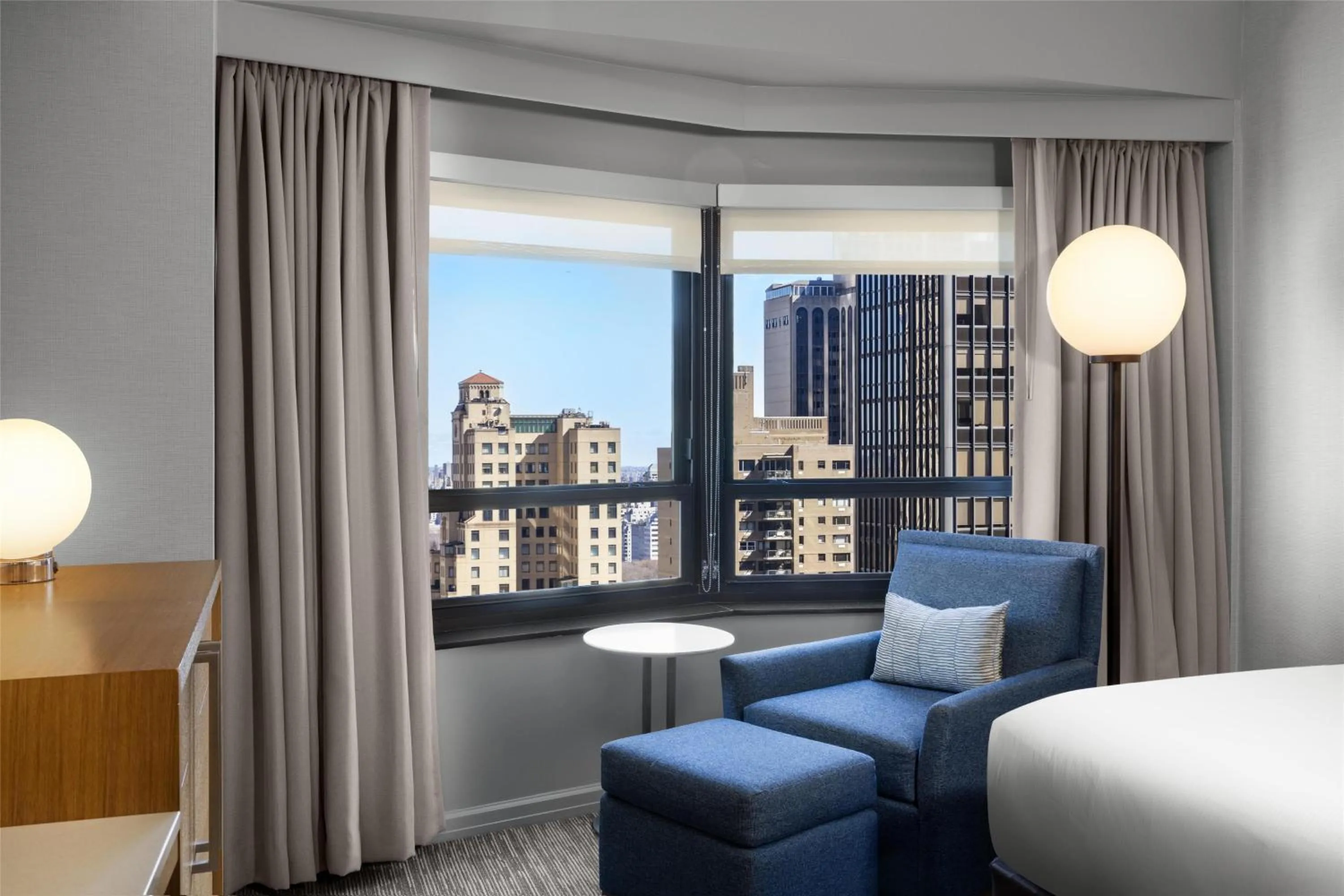 Skyline Room Two Double Beds in New York Hilton Midtown