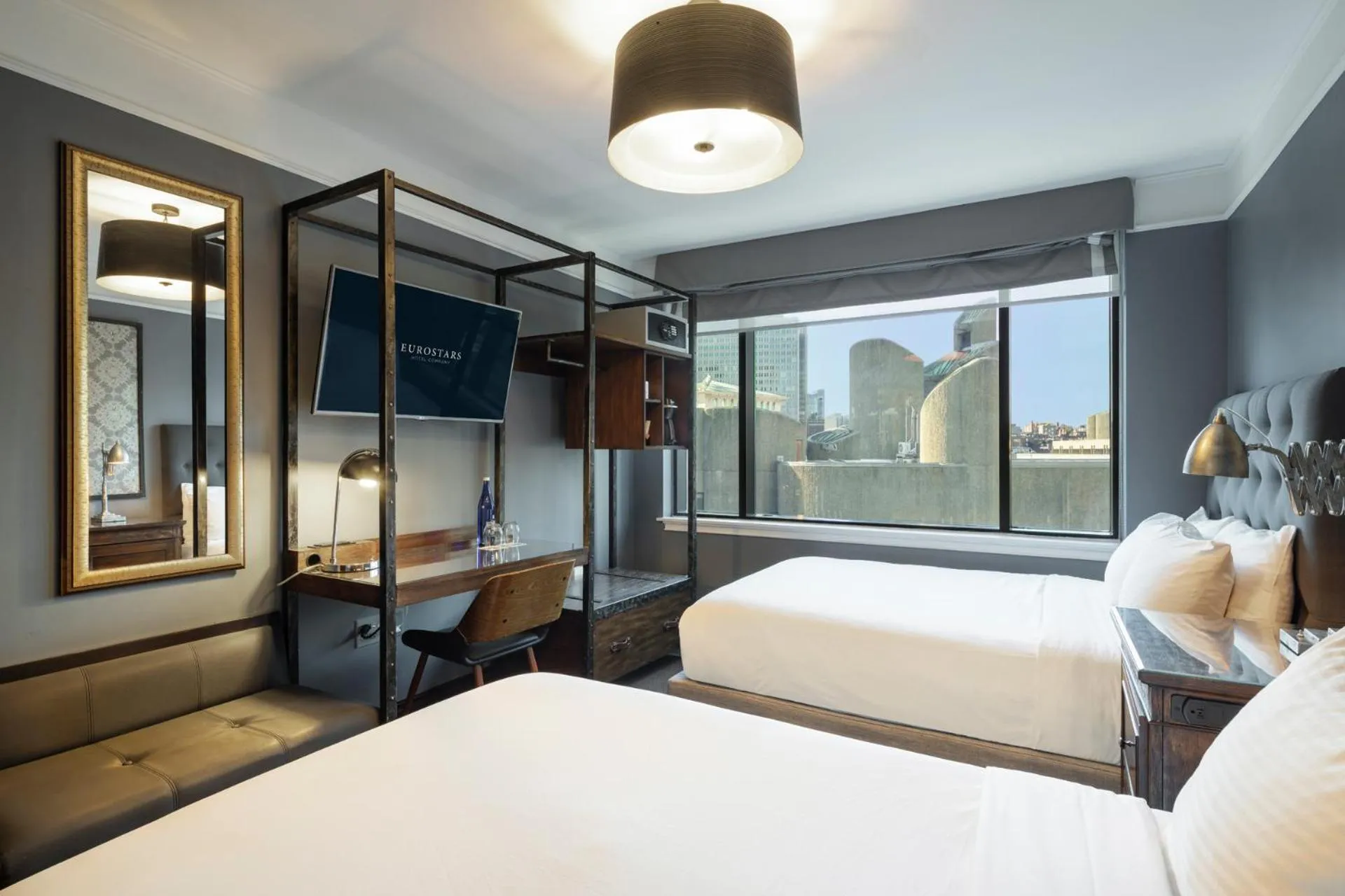 Double Room with Two Double Beds in Eurostars The Boxer