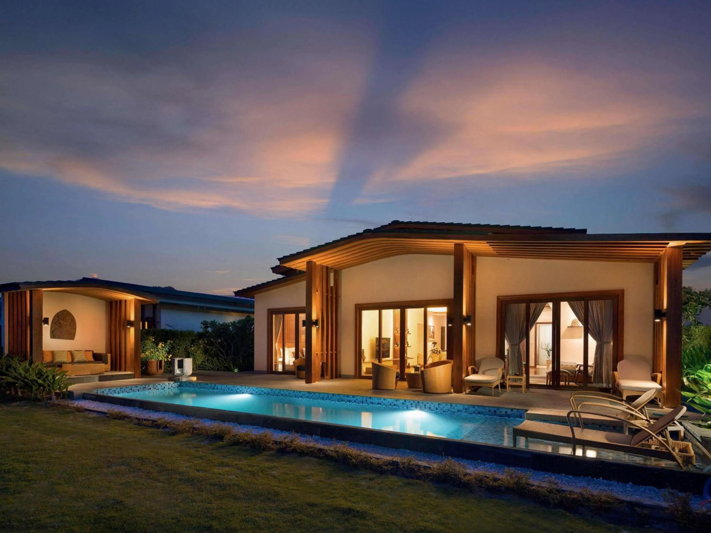 Beach Front Two-Bedroom Pool Villa in Mövenpick Resort Cam Ranh