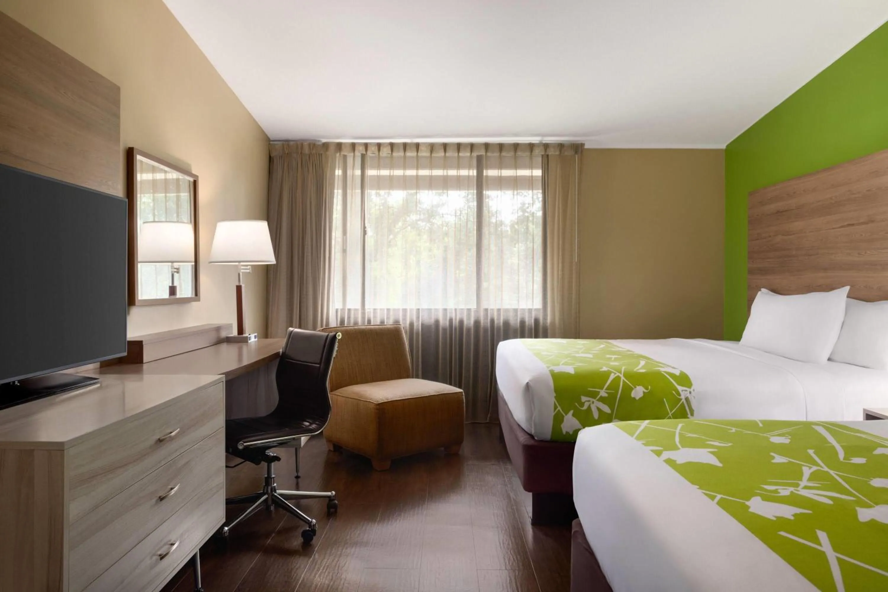 King Room with Two King Beds - Non-Smoking in Wyndham Garden Washington DC North