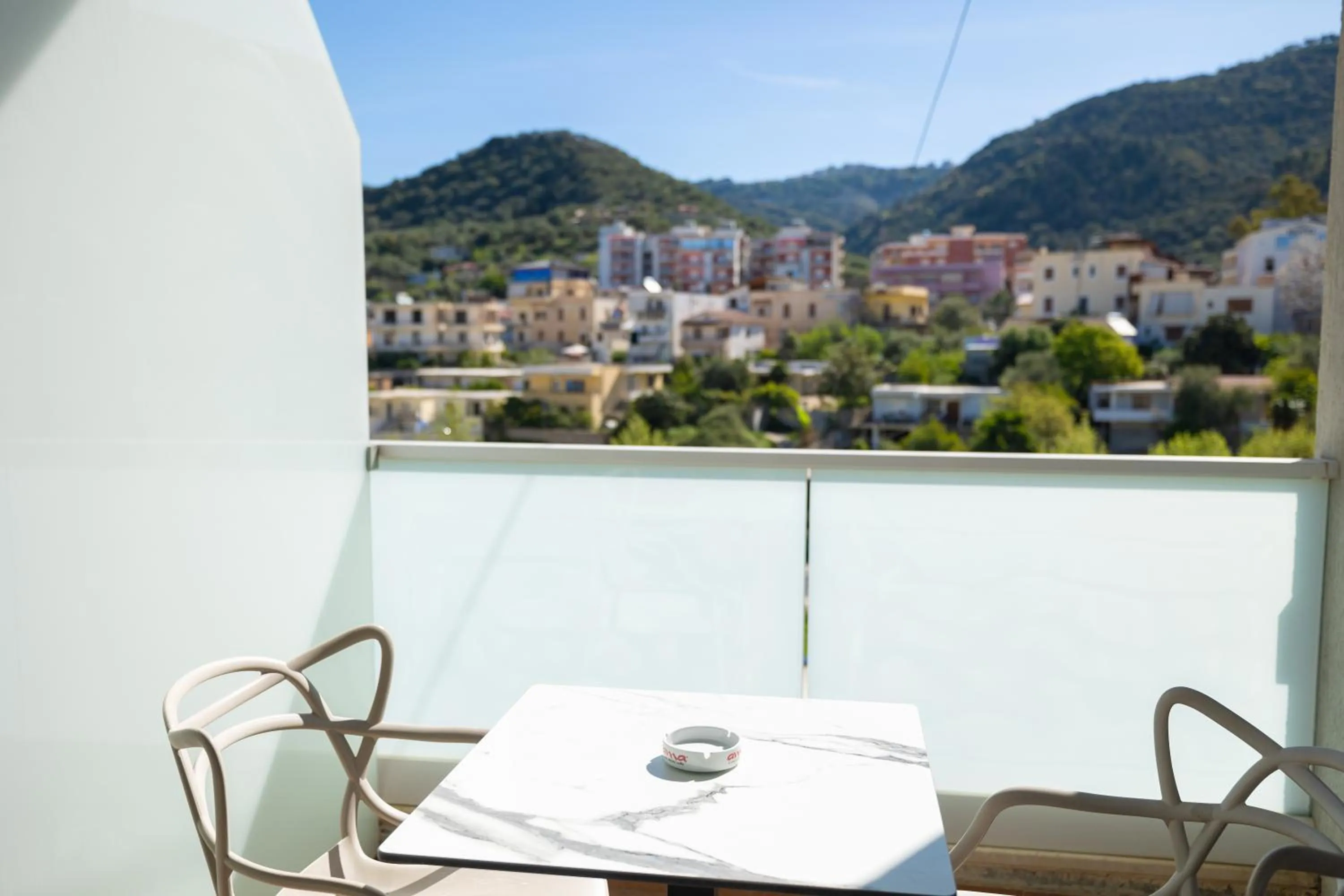 Twin Room with Balcony and Mountain View in DUKA Hotel