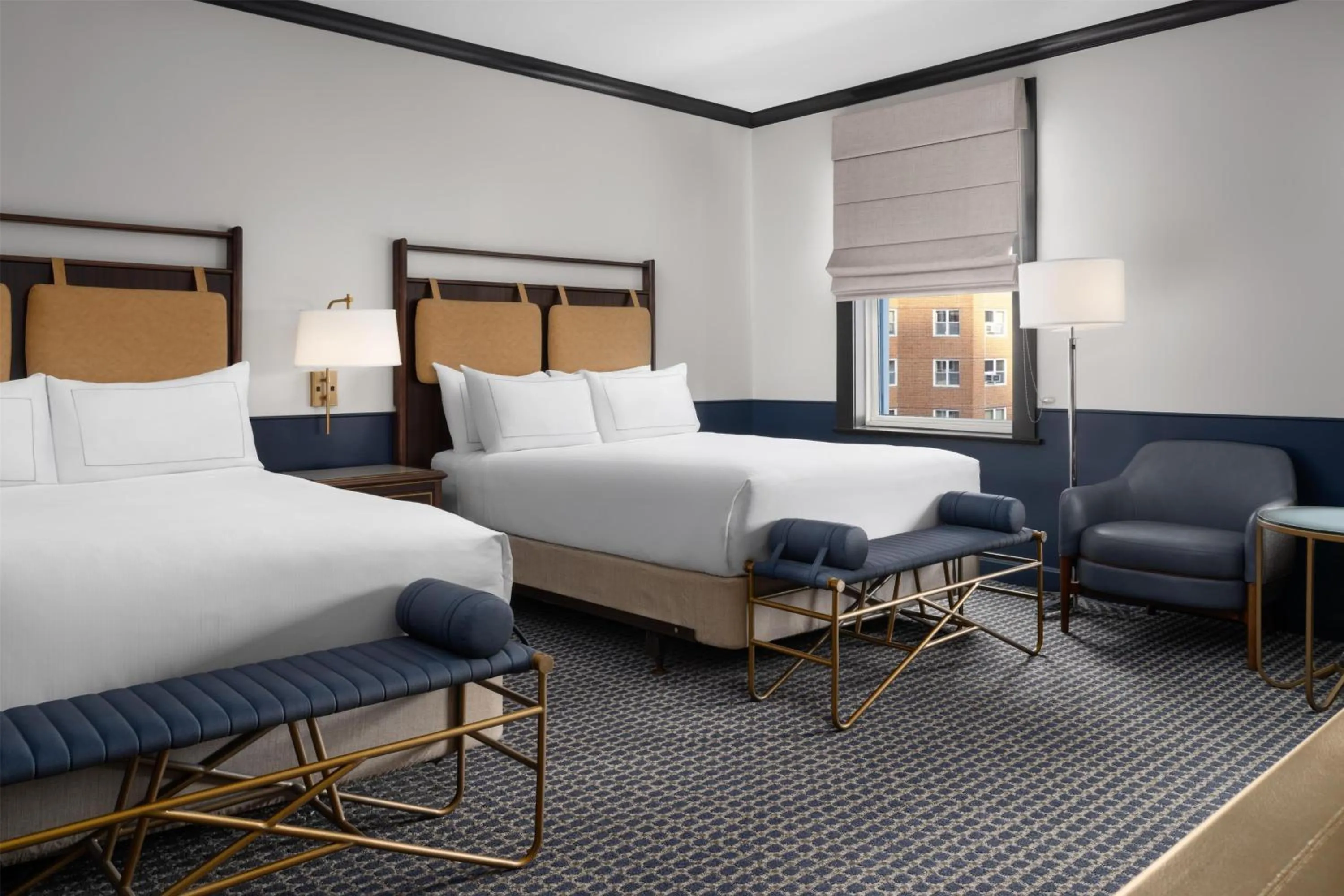 Deluxe Queen Room with Two Queen Beds in Hilton Orrington/Evanston