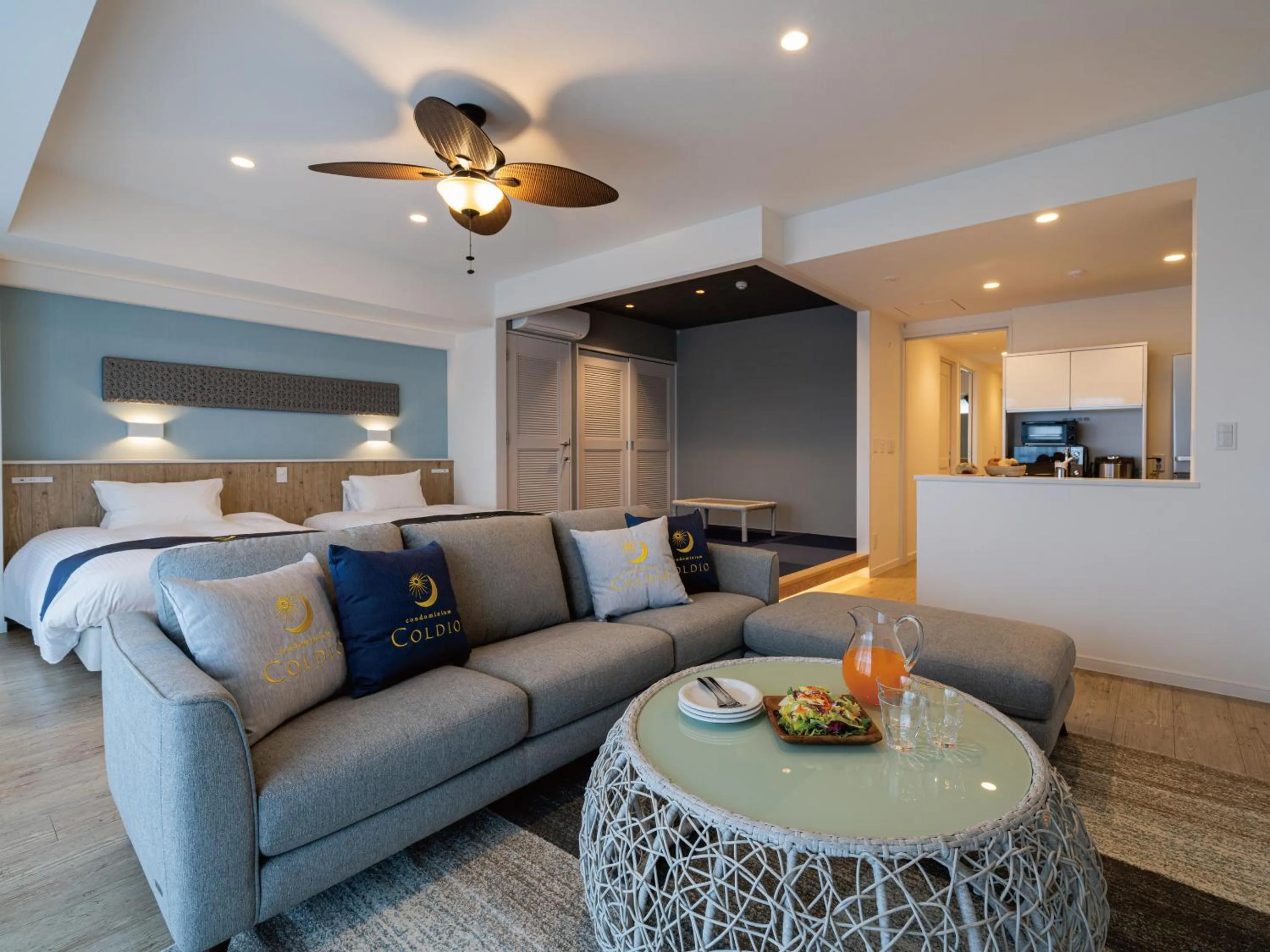 Upper Floor Premium Suite Condo - single occupancy - Special version in Aqua Palace Chatan by Coldio Premium