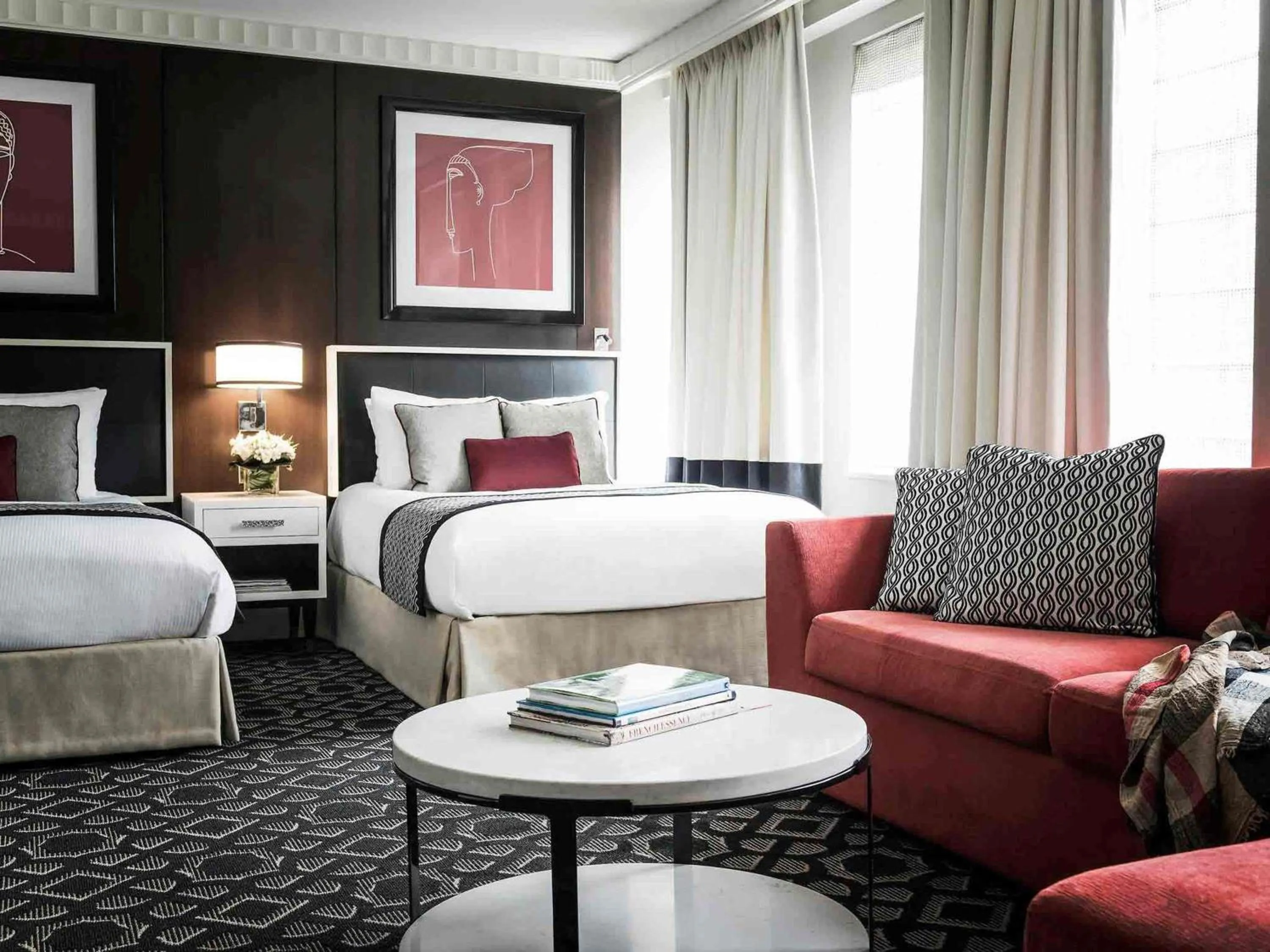 Luxury Double Room with Two Double Beds in Sofitel Lafayette Square Washington DC