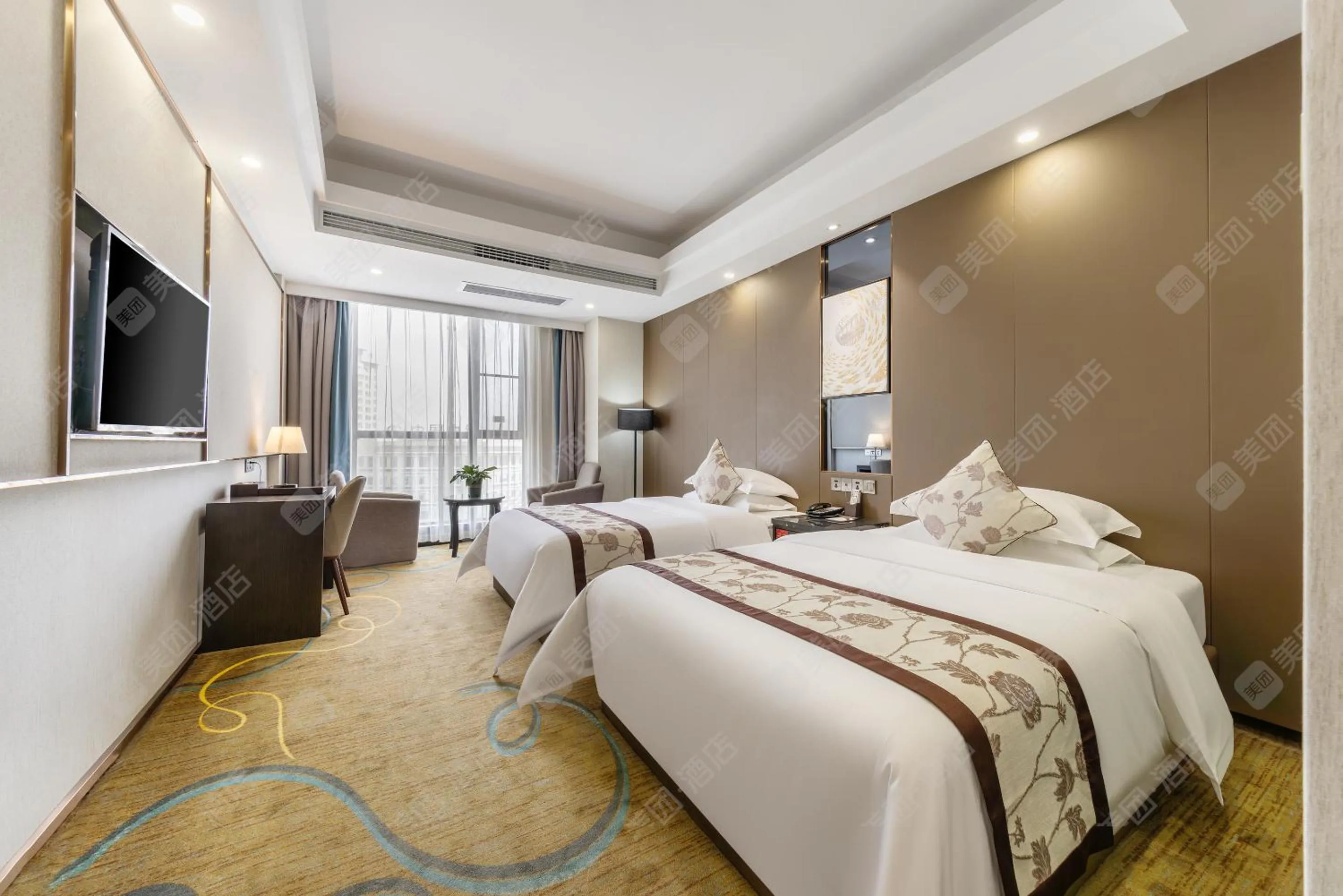 Double Room with Two Double Beds and Mountain View - Non-Smoking in Ramada by Wyndham Zhangjiajie