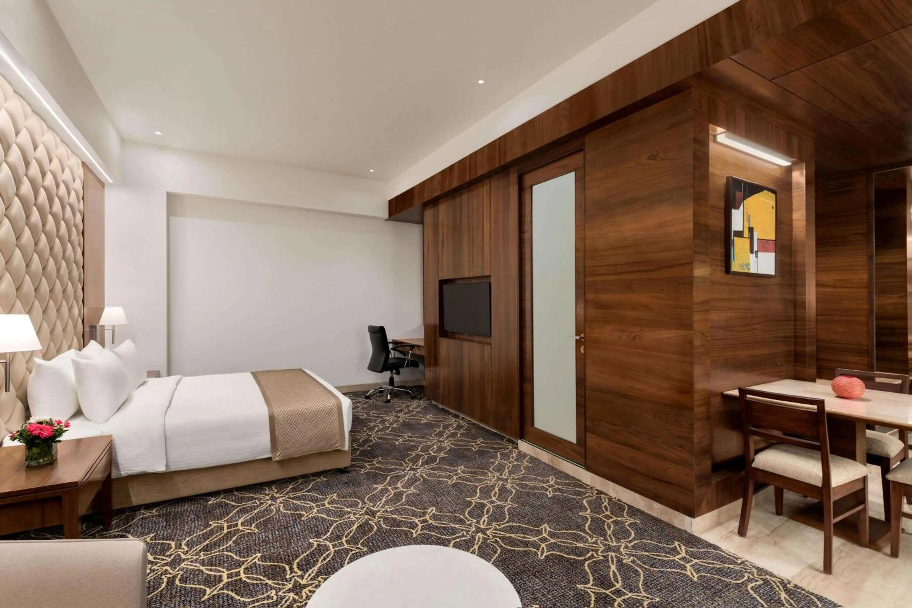 Junior King Suite (Non-Smoking) - single occupancy - Book & Unlock Exclusive Discounts in Ramada by Wyndham Gandhidham Shinay