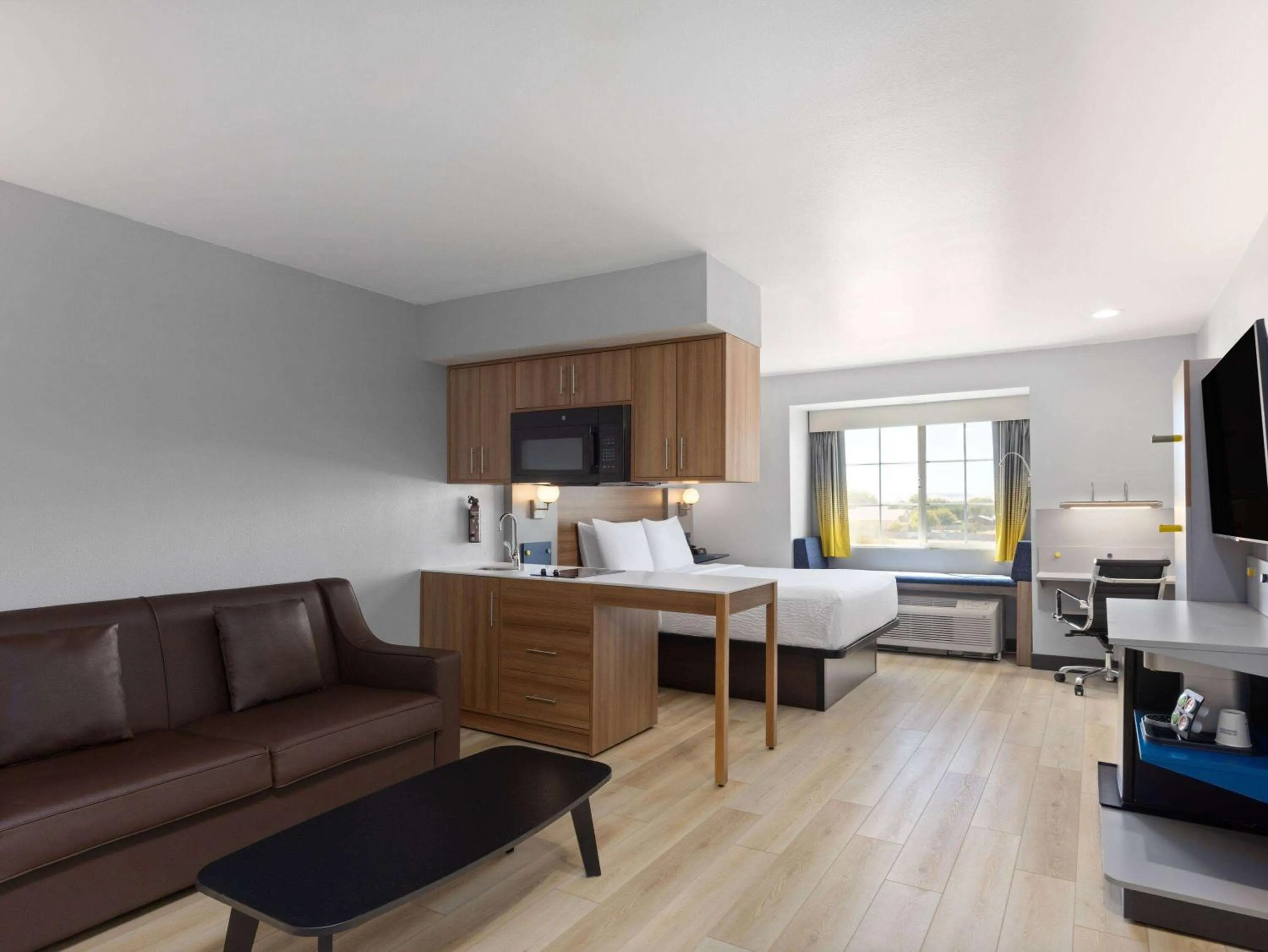 Efficiency Studio Suite with One Queen Bed - Non-Smoking in Microtel Inn & Suites by Wyndham Tracy