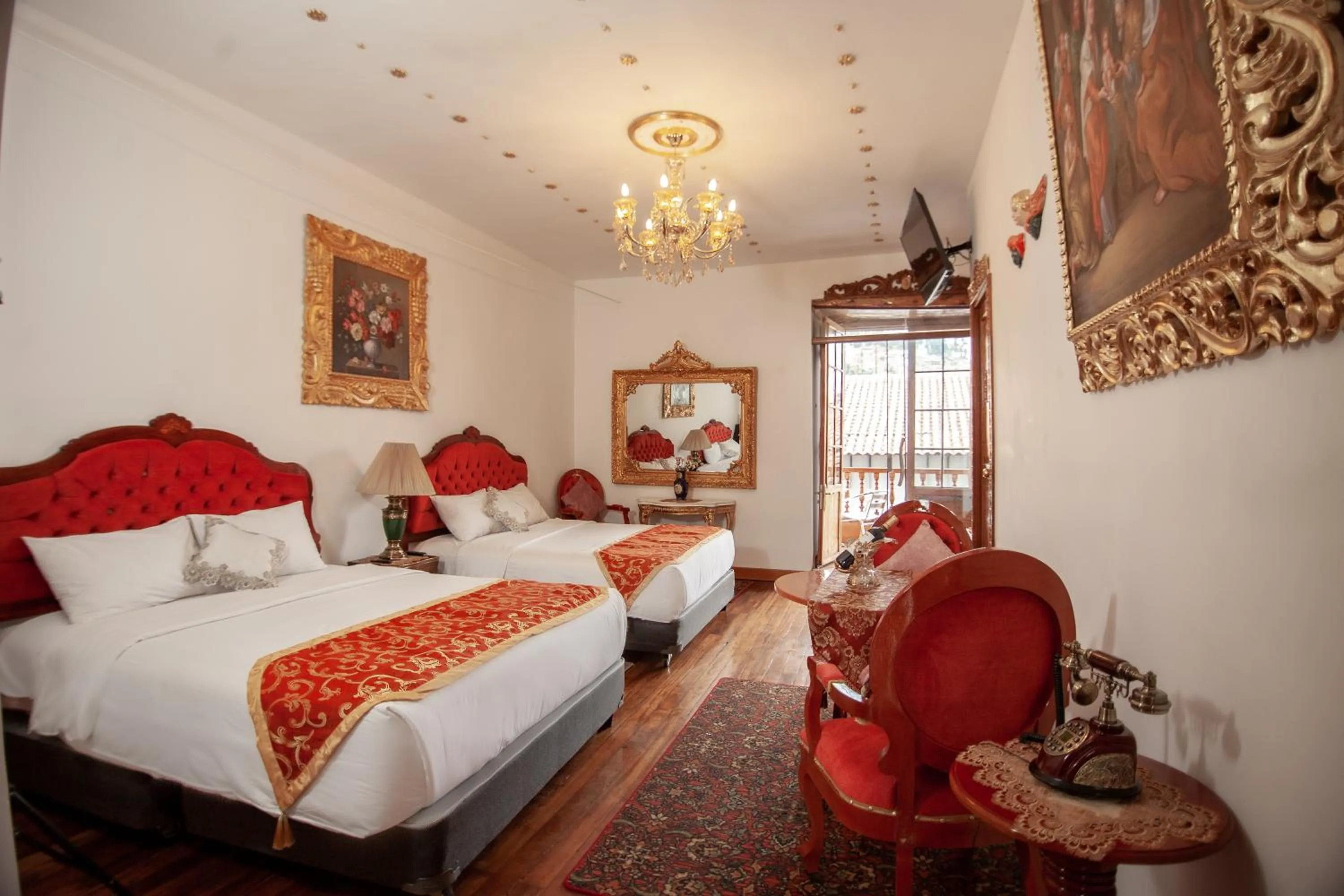 Superior Queen Room with Two Queen Beds in Casona Corrales Hotel Boutique