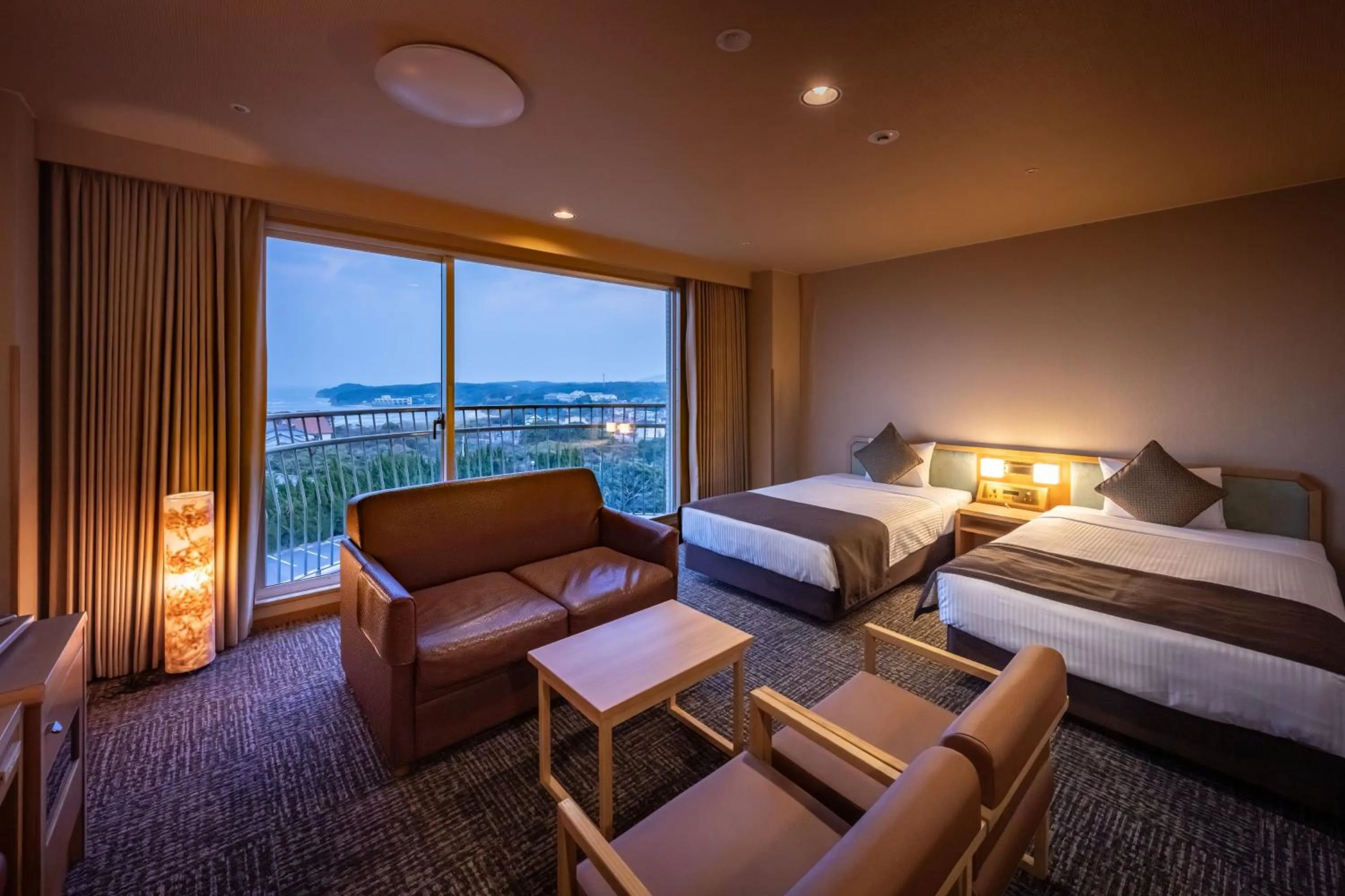 Twin Room with Private Bathroom - Non-Smoking in KAMENOI HOTEL Genkainada