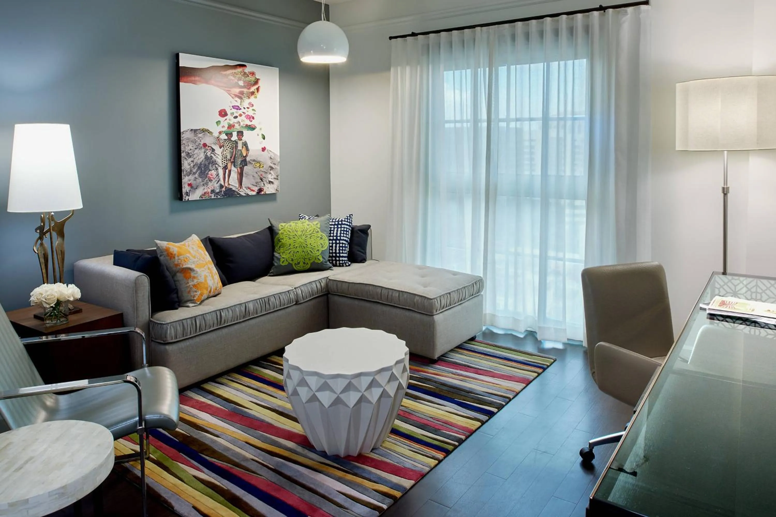  Ponce De Leon, Junior Suite, 1 King, Sofa Bed, City View in Hotel Colonnade Coral Gables, Autograph Collection