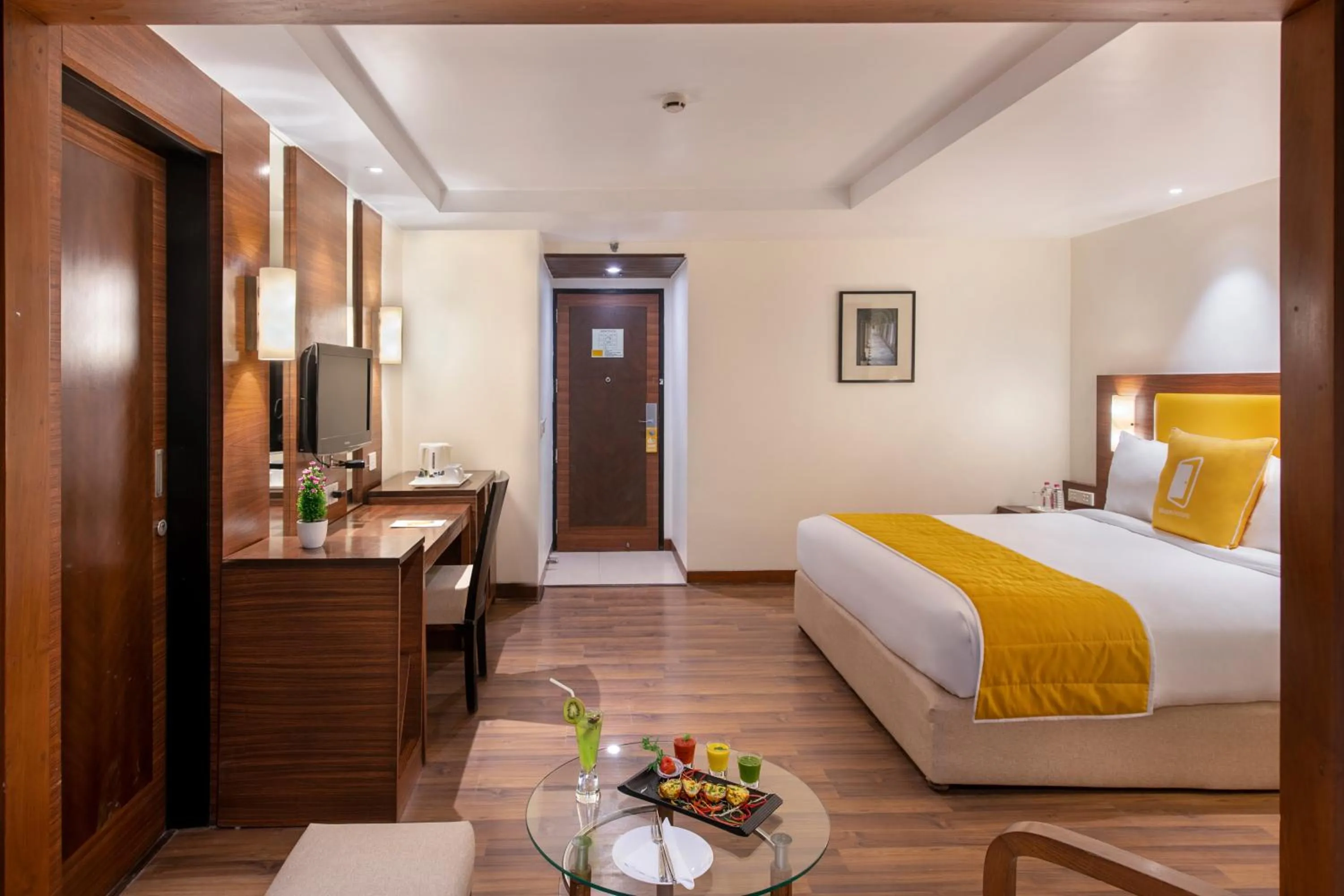 Deluxe Double Room - single occupancy - Non-Smoking in BloomSuites l Ahmedabad
