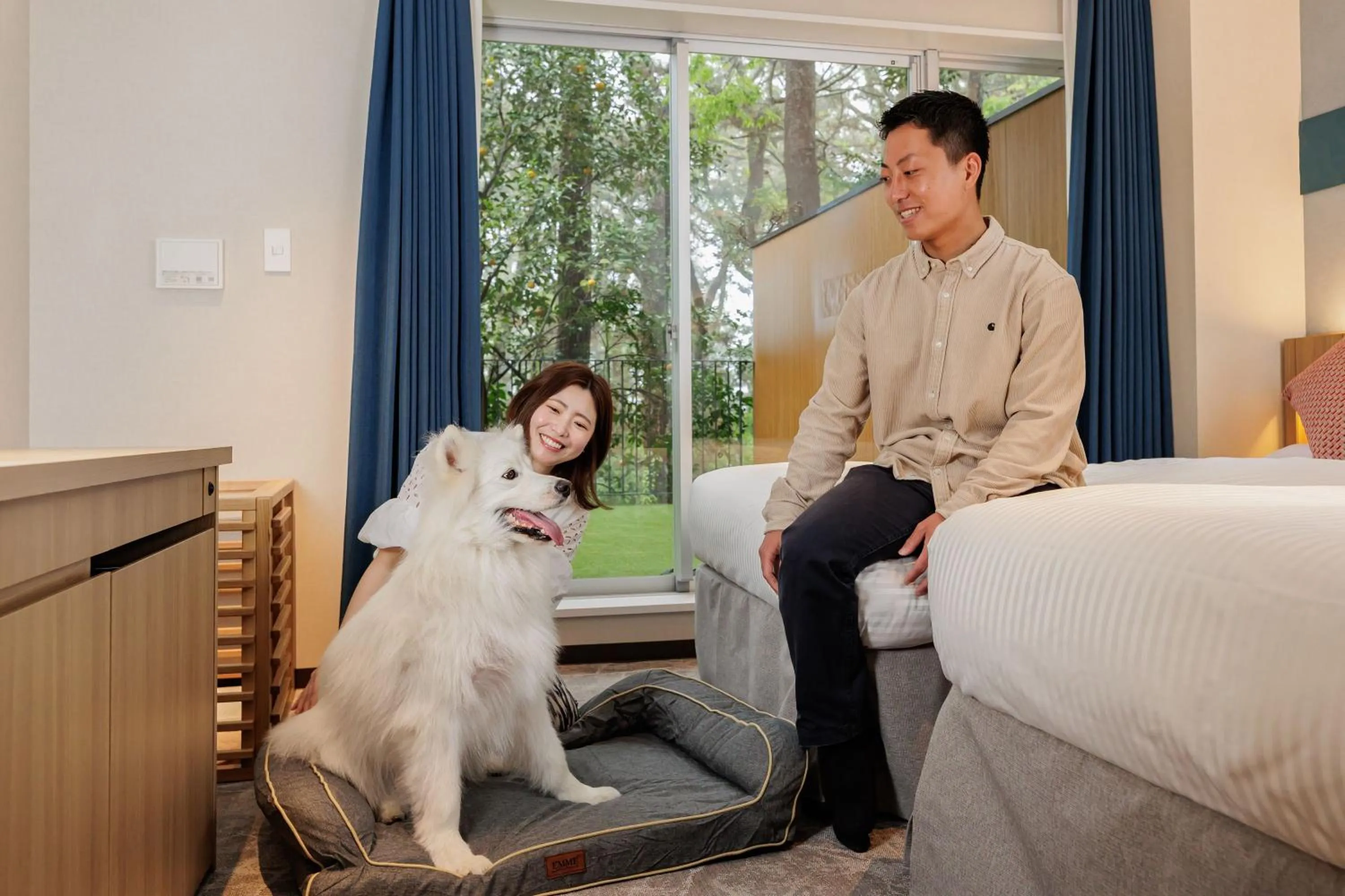 Pet Room with Private Dog Park and View Bath - single occupancy - Non-Smoking in KAMENOI HOTEL Kamogawa