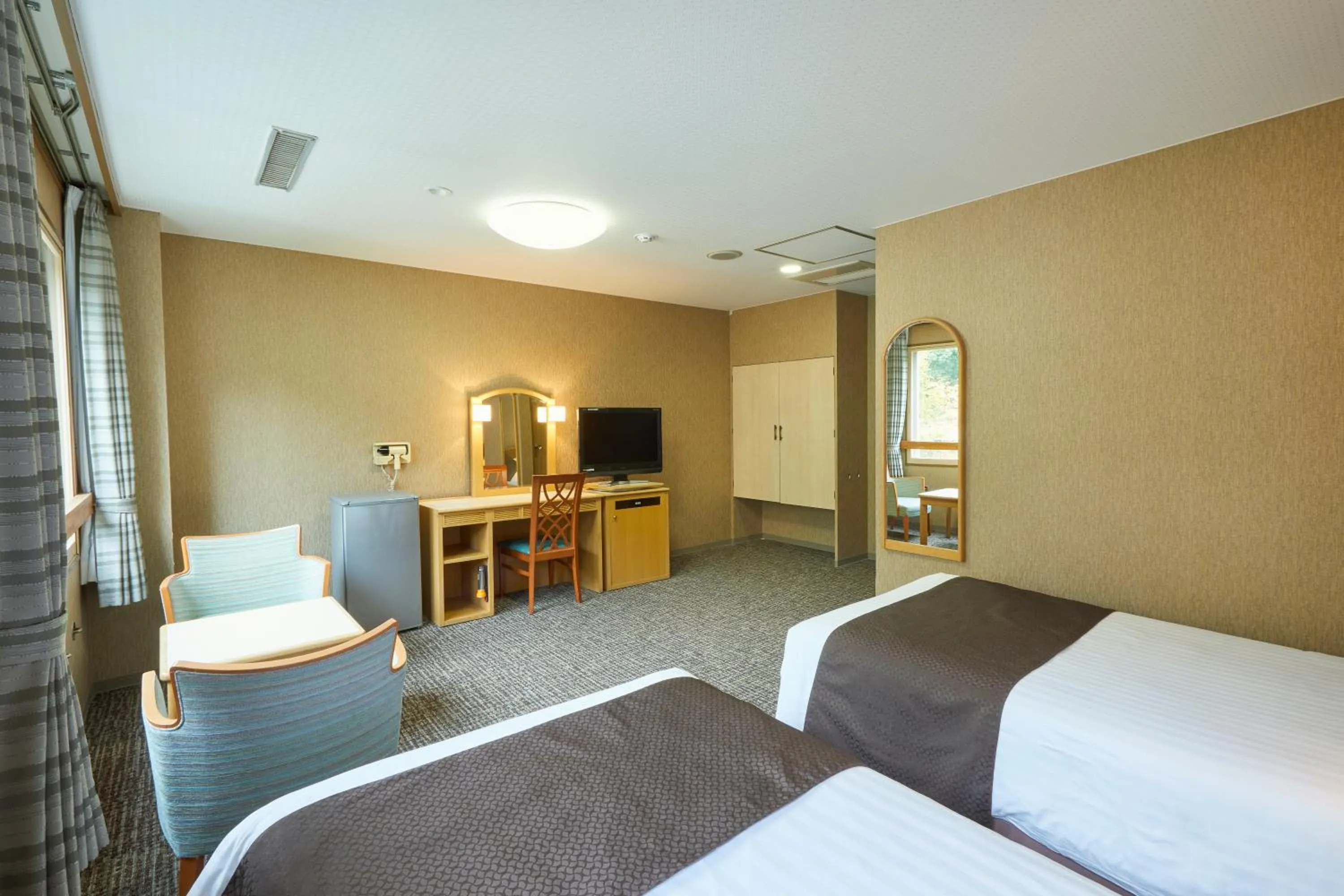 Twin Room (With Private Bath) - single occupancy in KAMENOI HOTEL SHIOBARA Dog Friendly Hotel