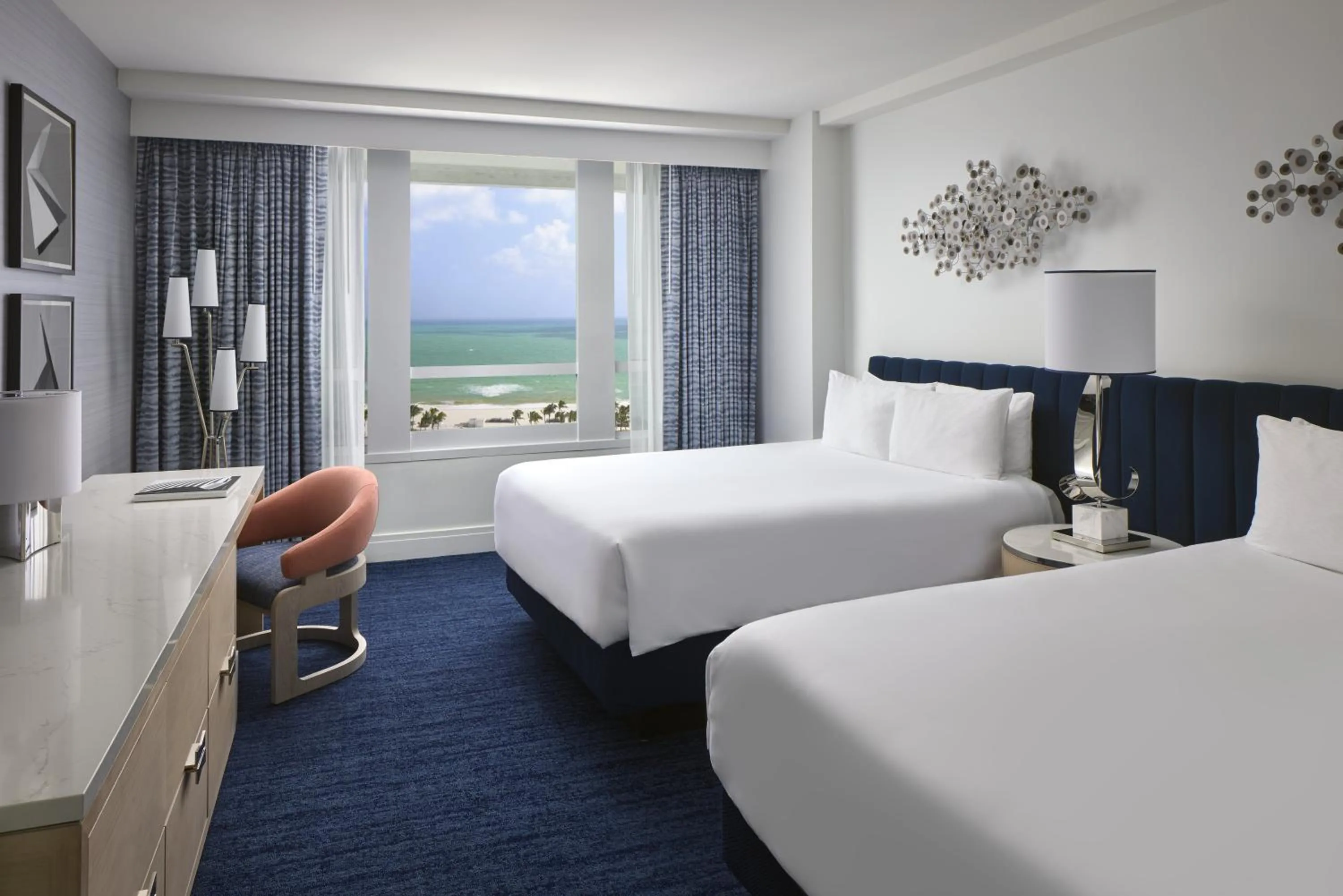 Ocean View Room with Two Queen Beds - single occupancy in Fontainebleau Miami Beach