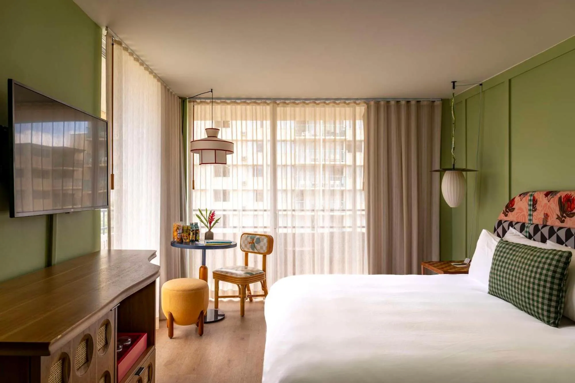 King Room with Balcony in Wayfinder Waikiki - Voted Top 10 Best Hotels in Hawaii!