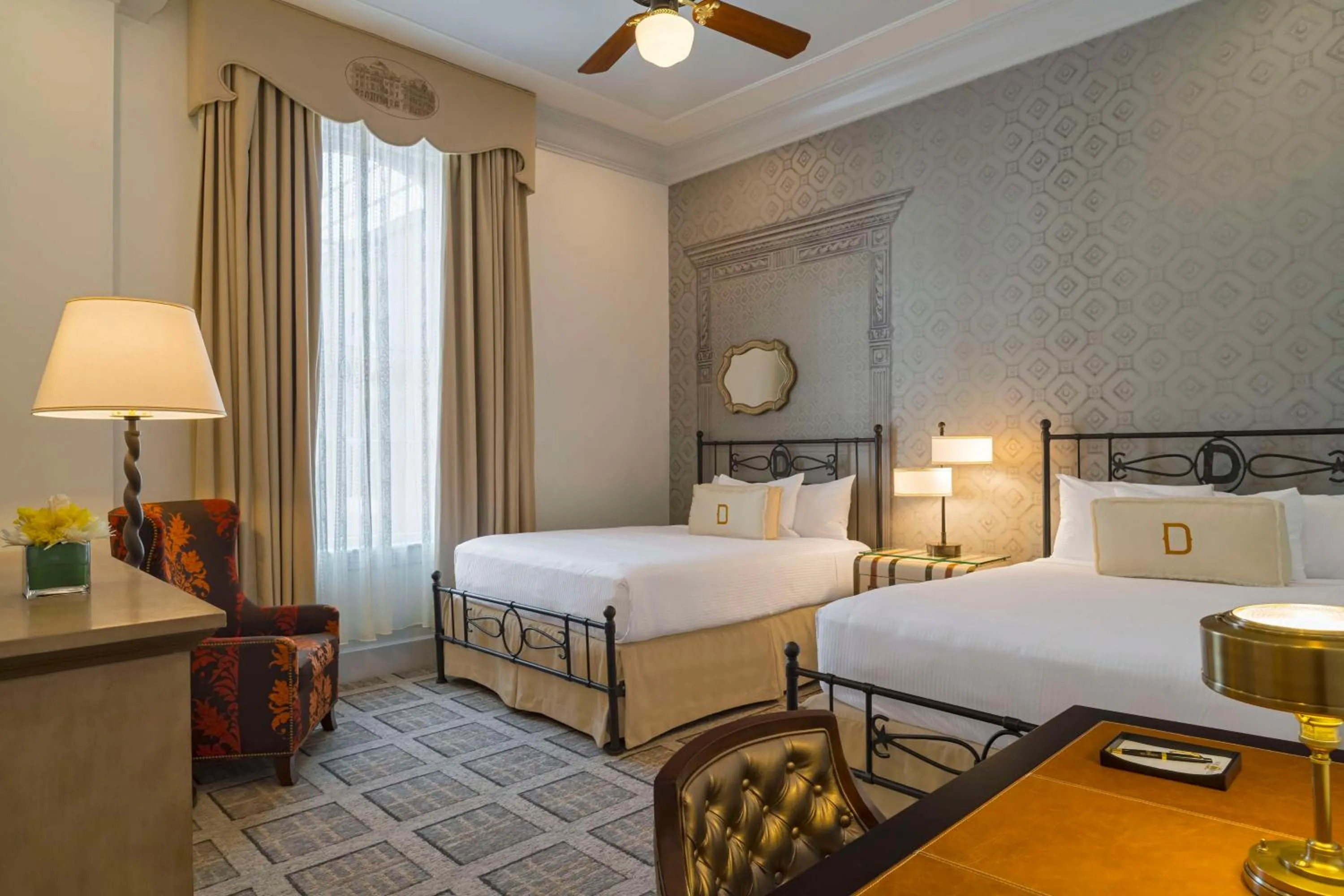 Queen Room with Two Queen Beds and City View in The Driskill