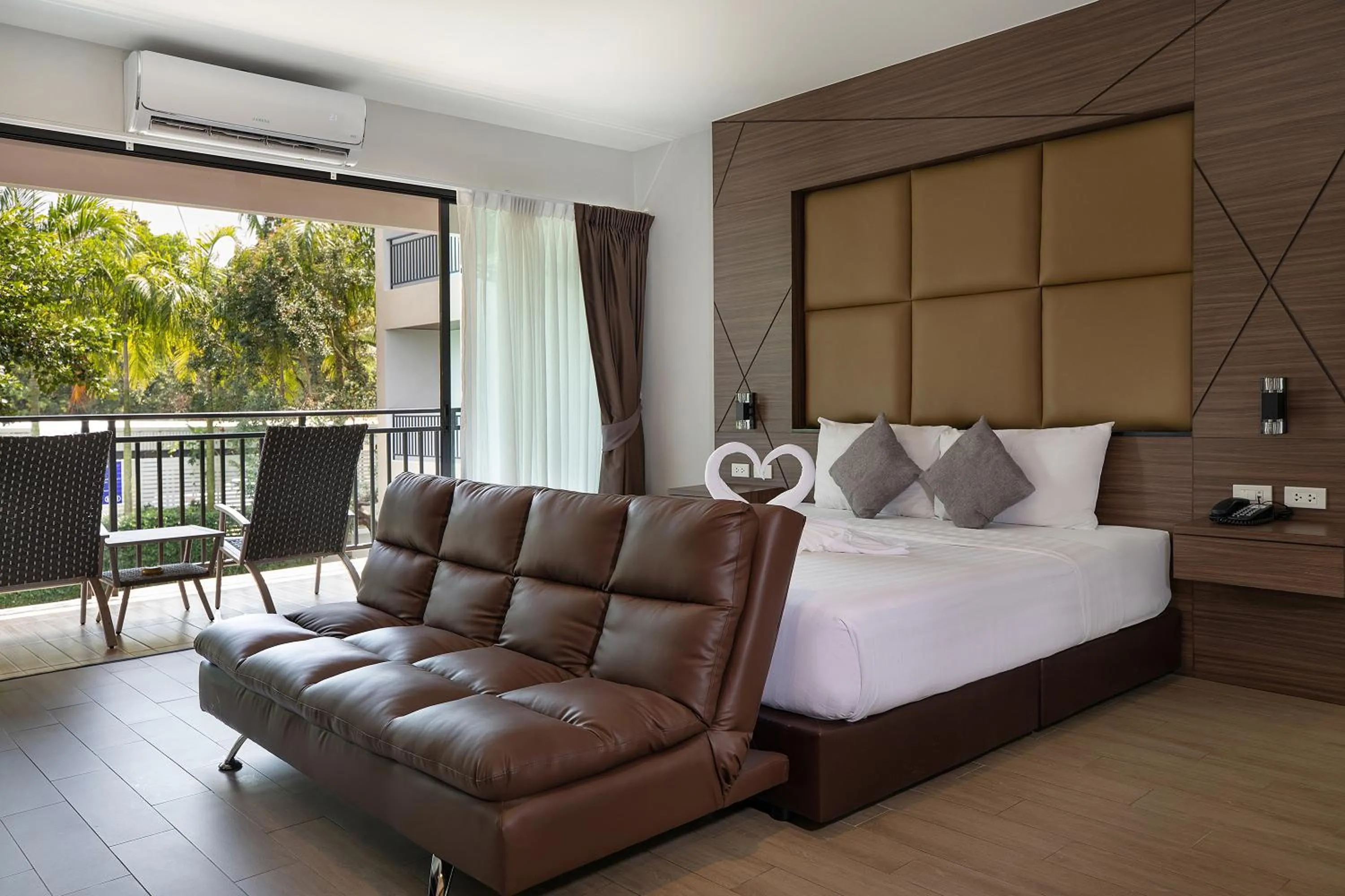 Queen Room with Pool View in The Bell Airport Phuket Hotel - SHA Extra Plus