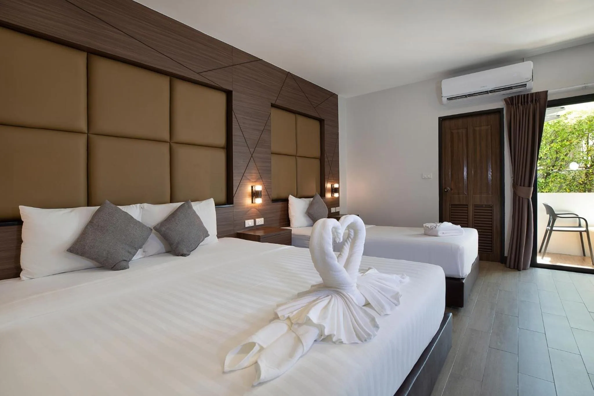 Deluxe Triple Room in The Bell Airport Phuket Hotel - SHA Extra Plus