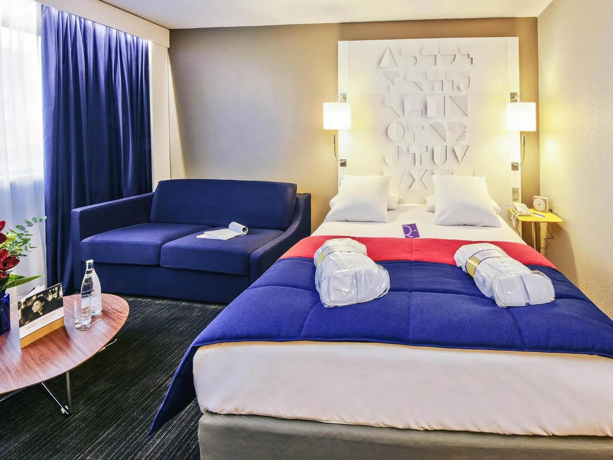 Deluxe Double Room with Sofa Bed - Garden Side in Mercure Rennes Centre Parlement