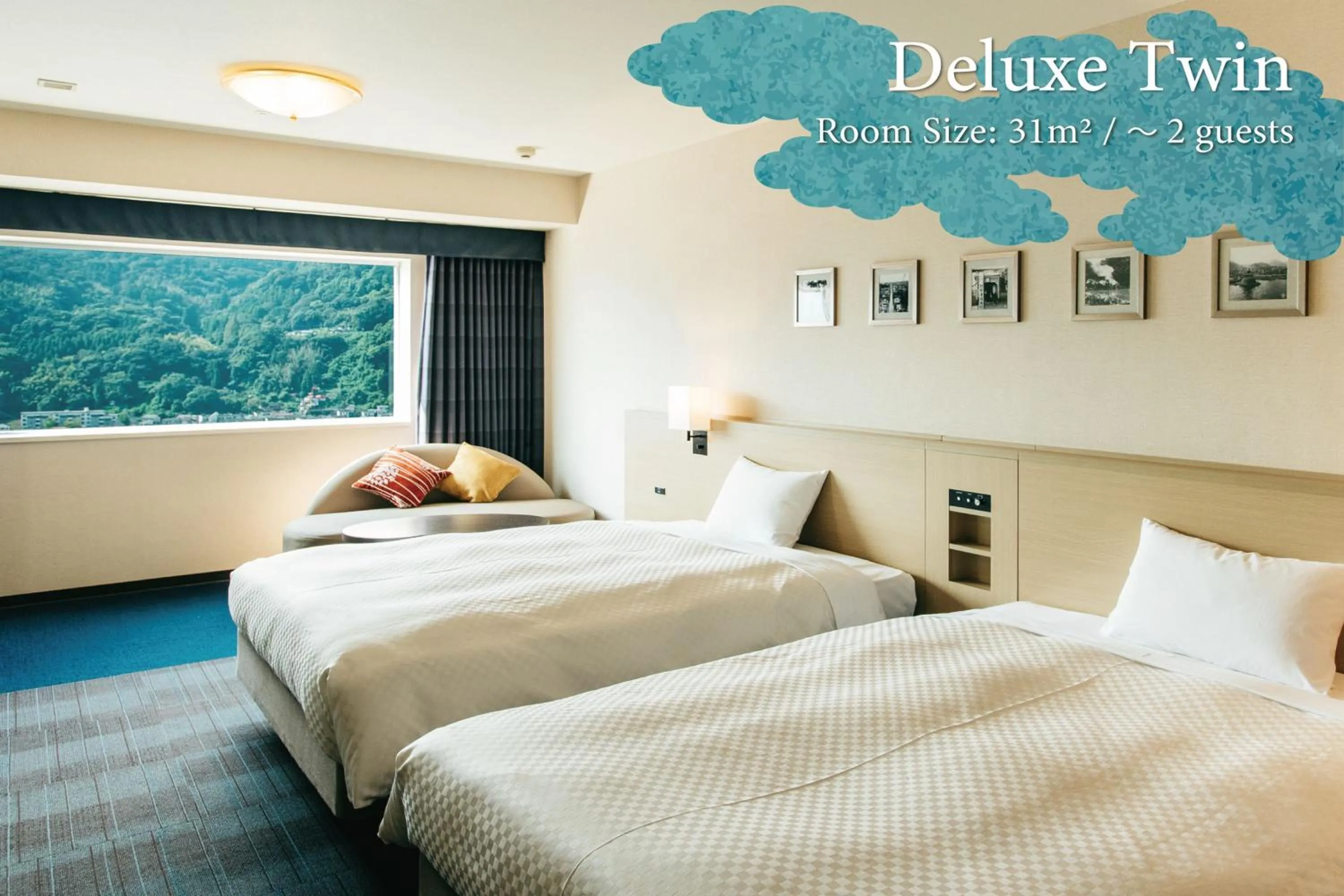 Deluxe Twin Room - single occupancy - Smoking in KAMENOI HOTEL Beppu