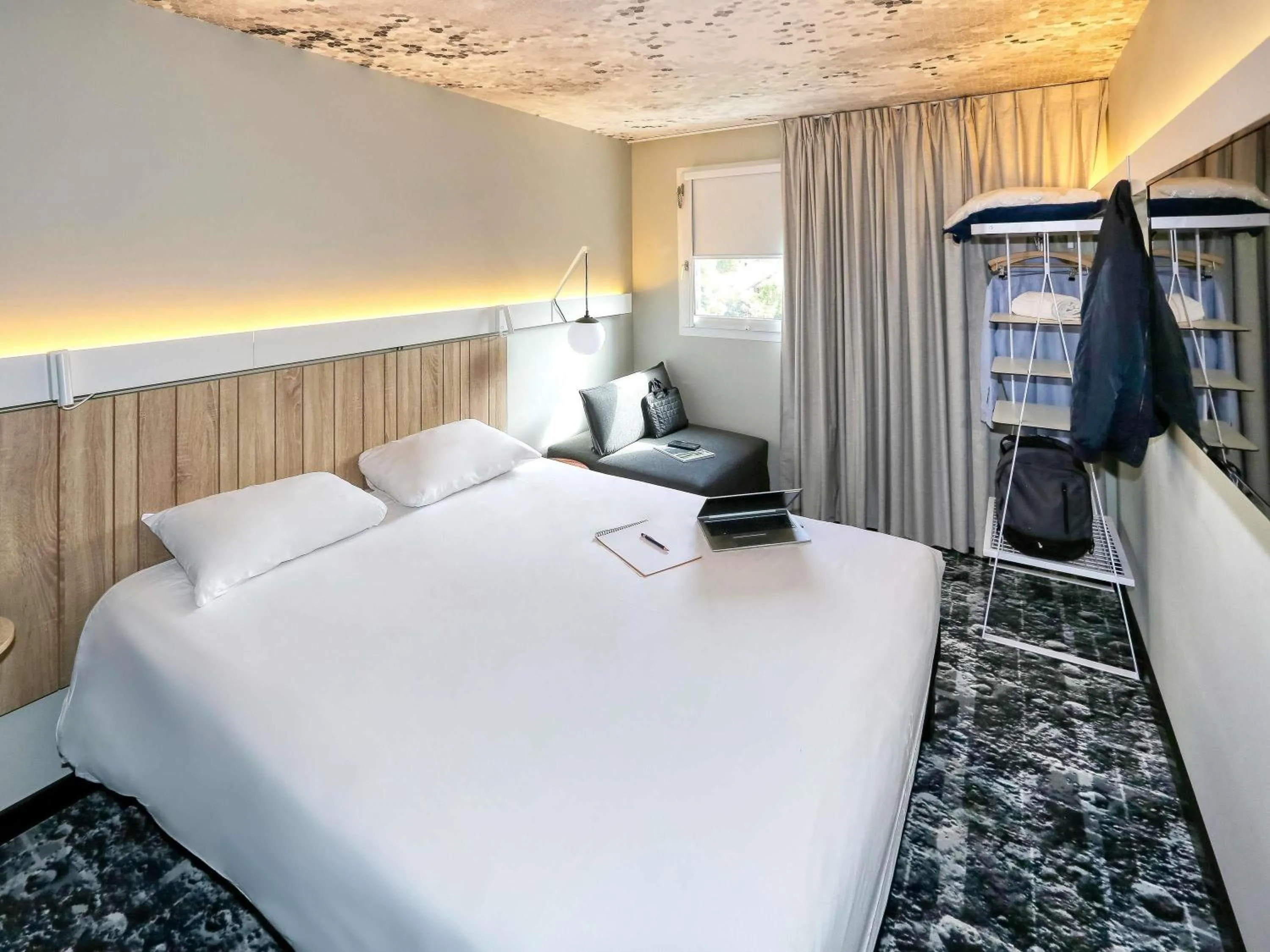 Standard Room with One Double Bed and One Single Bed in ibis Biarritz Anglet Aéroport