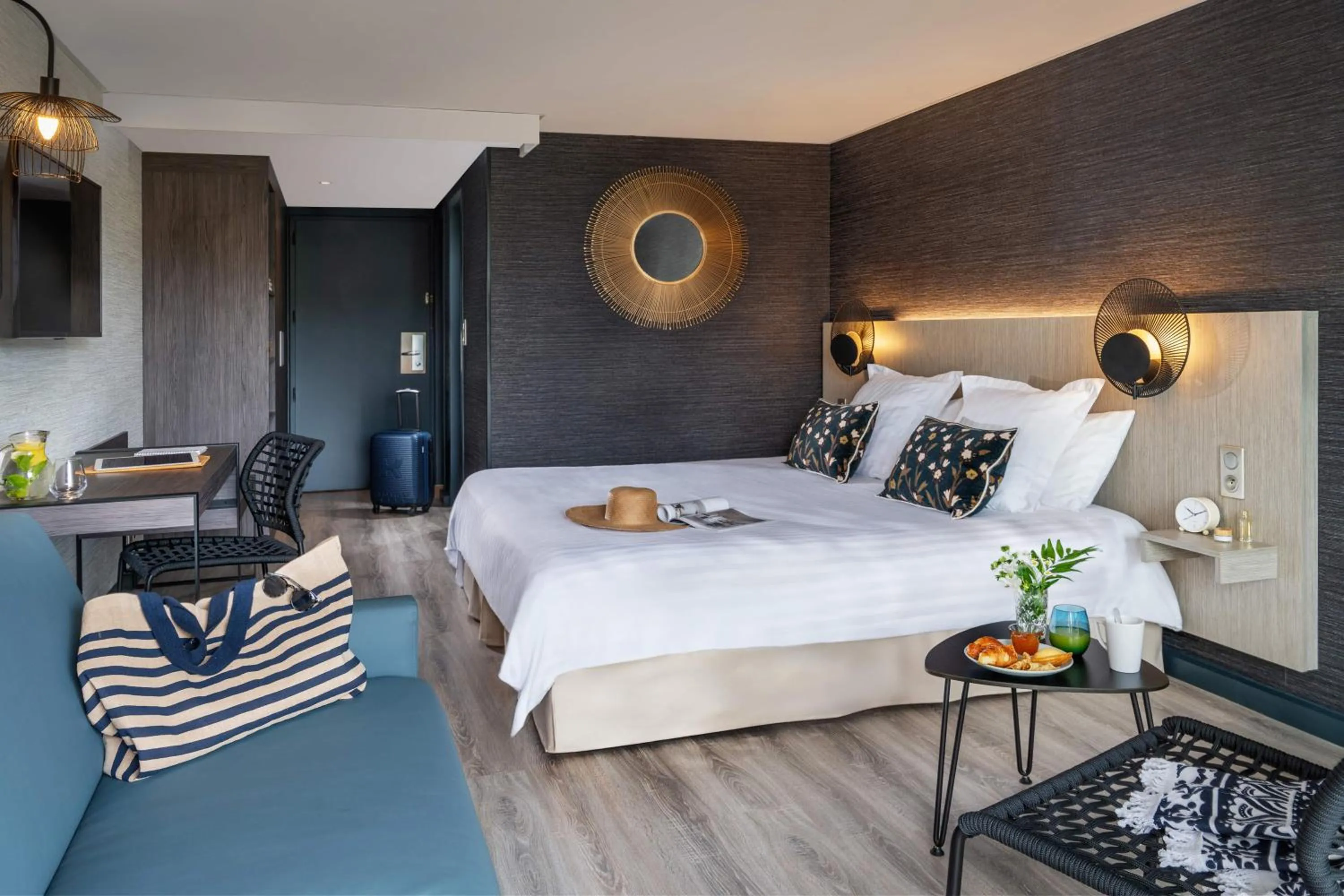 Privilege Room with Balcony in Hôtel Valdys Thalasso & Spa - les Pins