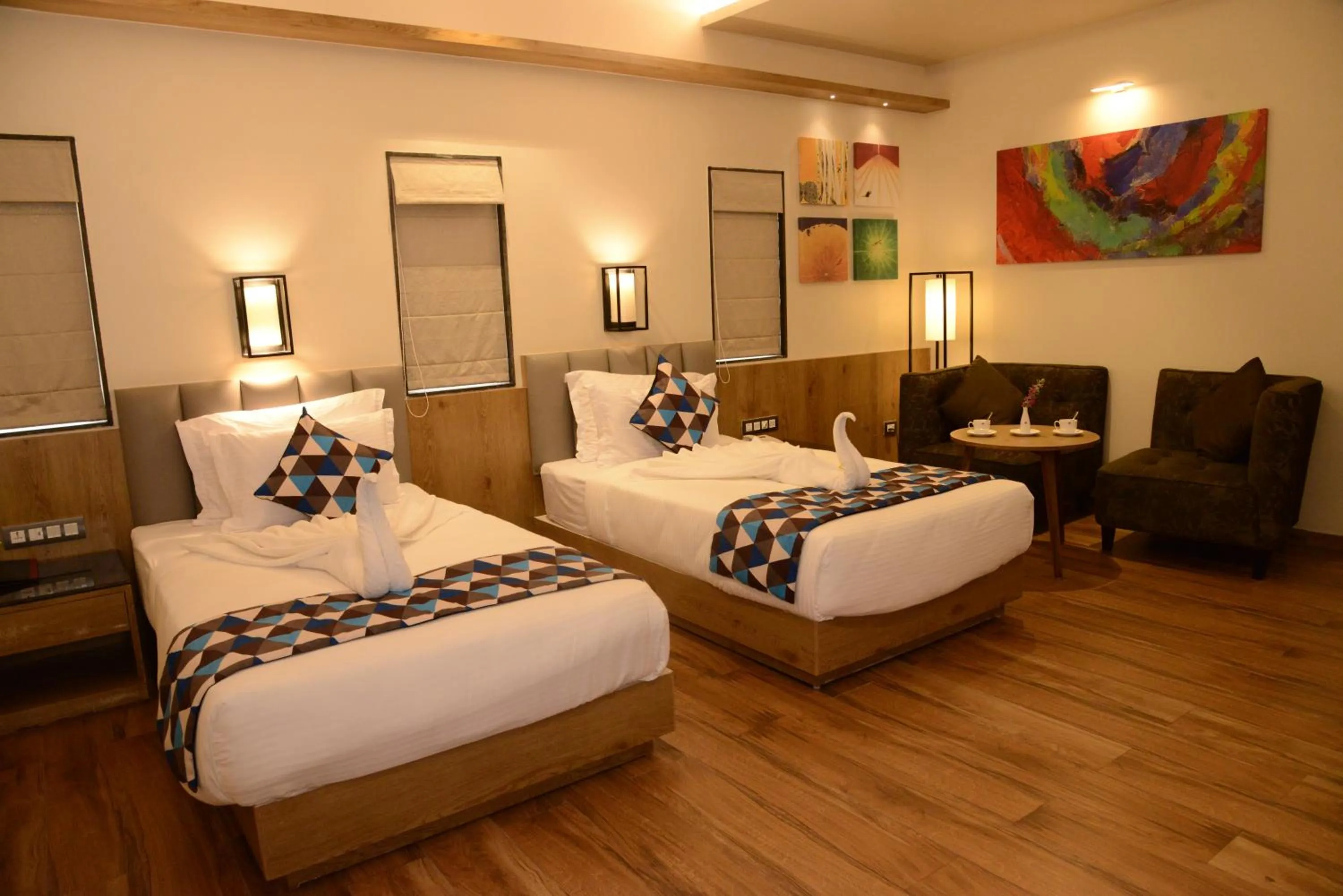 Deluxe Twin Room - single occupancy in Lords Inn Jamnagar -Motikhavdi