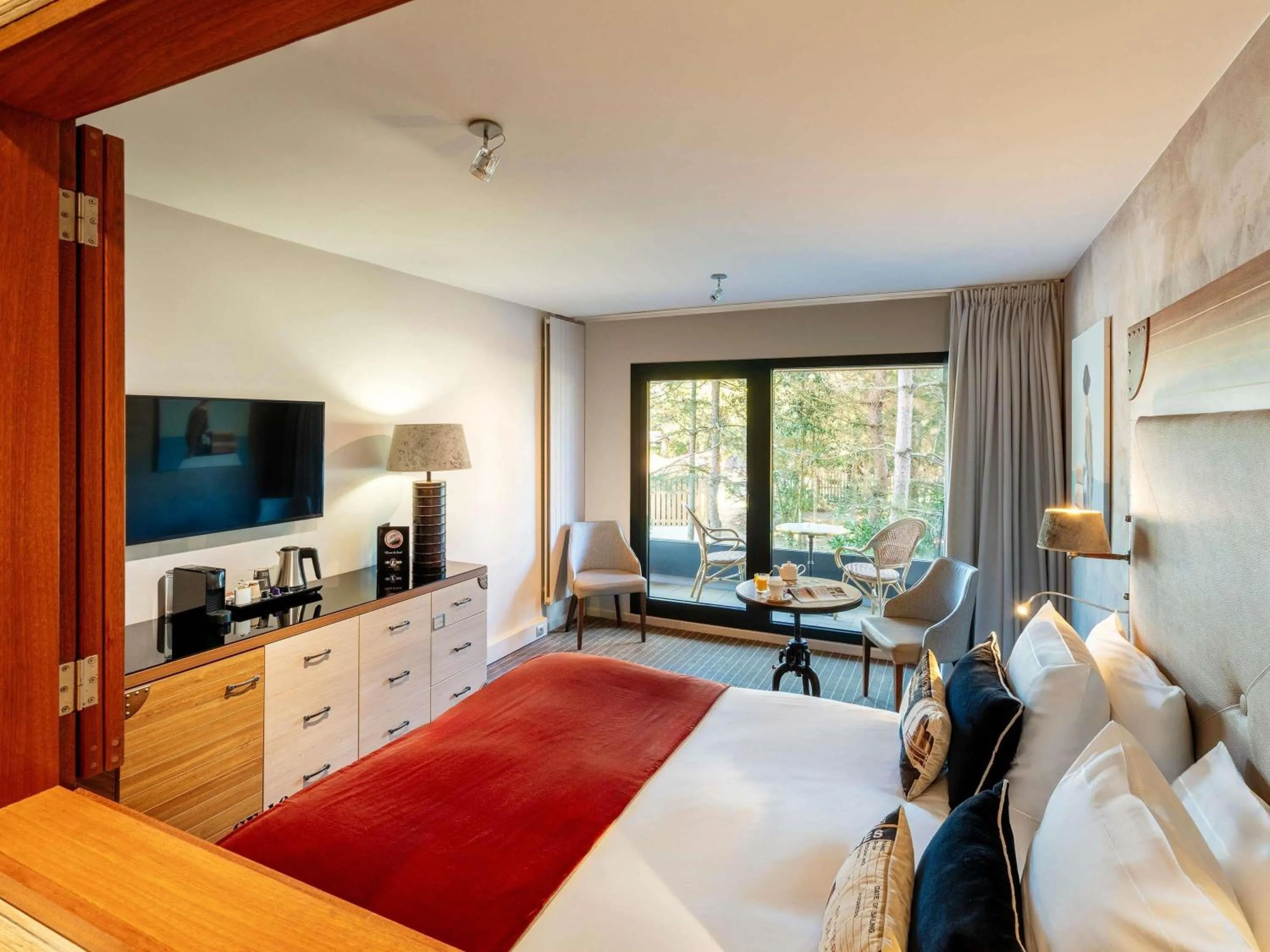 Superior Room with One Queen-Size Bed and Balcony - Pine Forest Side in Côte Ouest Thalasso & Spa Les Sables d'Olonne - MGallery Collection