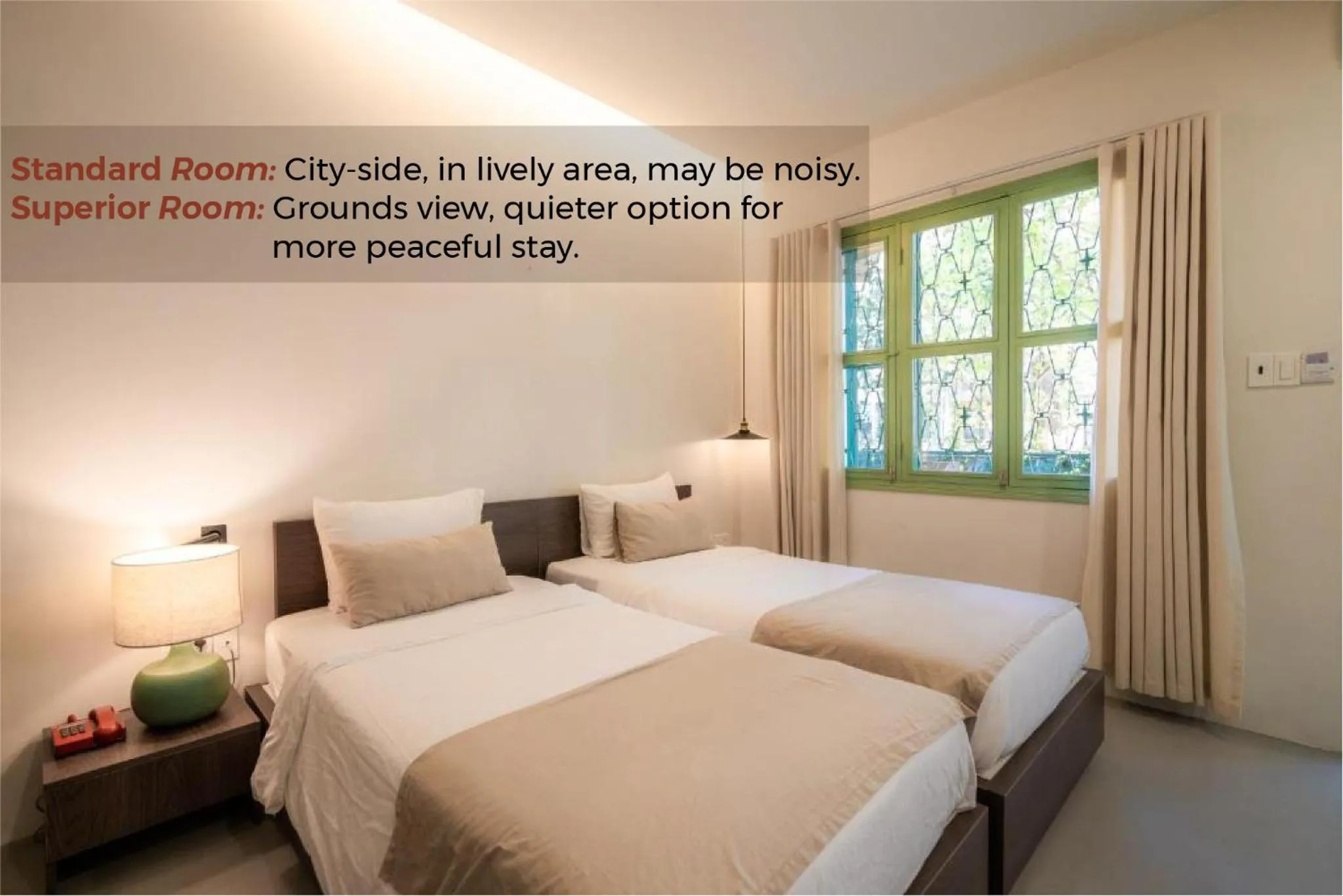 Standard Twin Room in La Memoria Hotel - City Centre