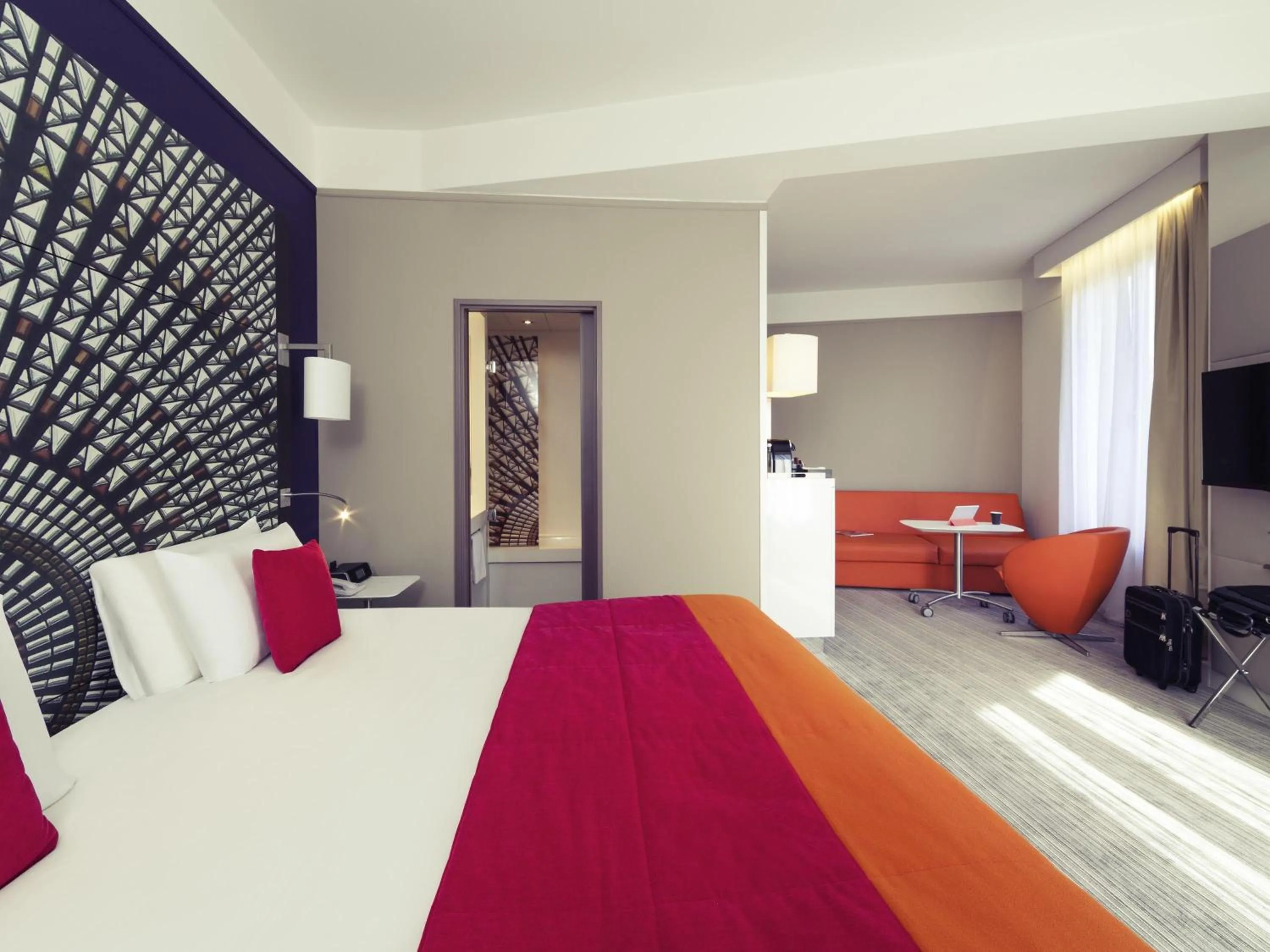 Privilege Double Room with Sofa Bed in Mercure Nantes Centre Grand Hotel