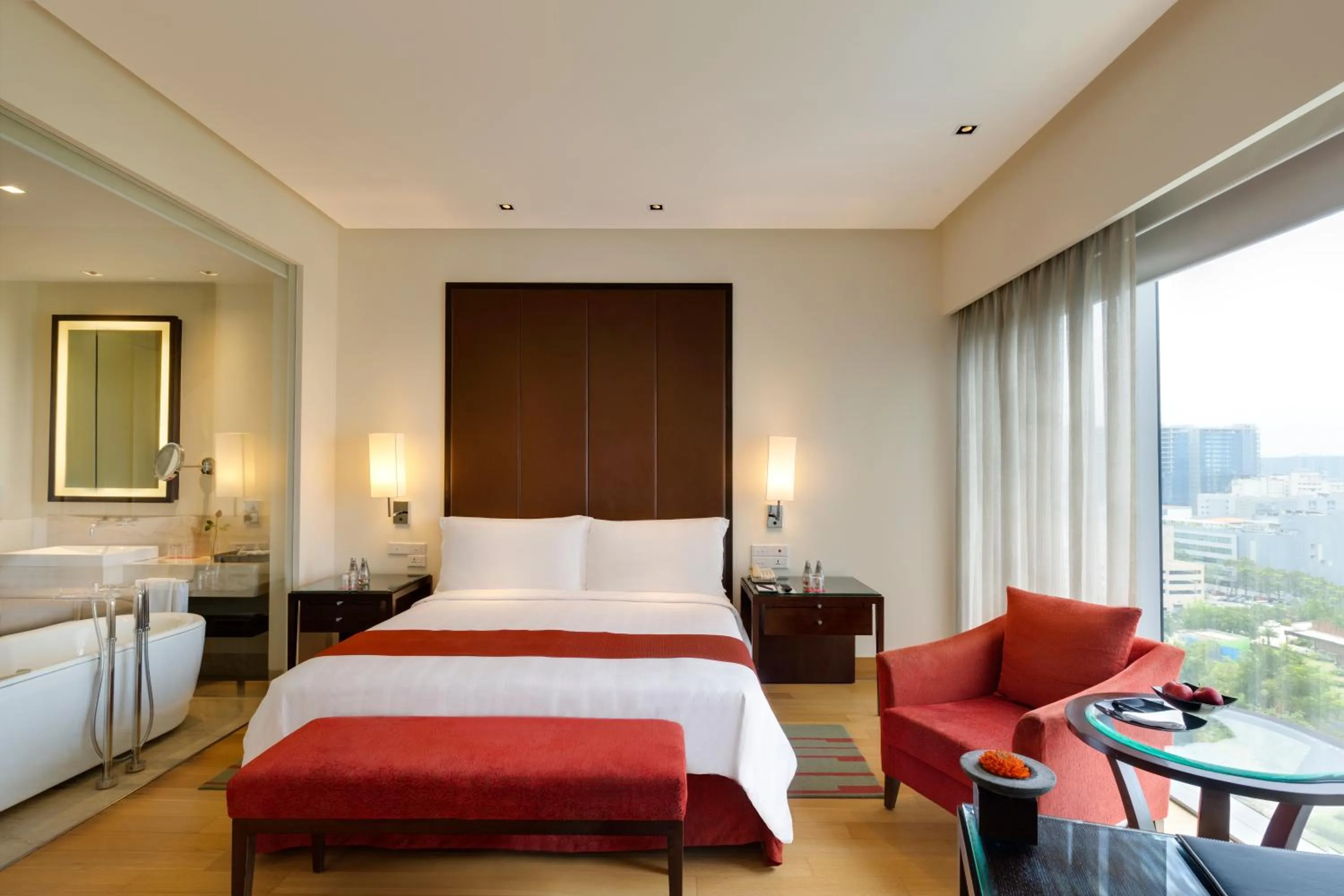 Executive Suite with  one way airport transfer & Club Lounge Access in Trident Hyderabad