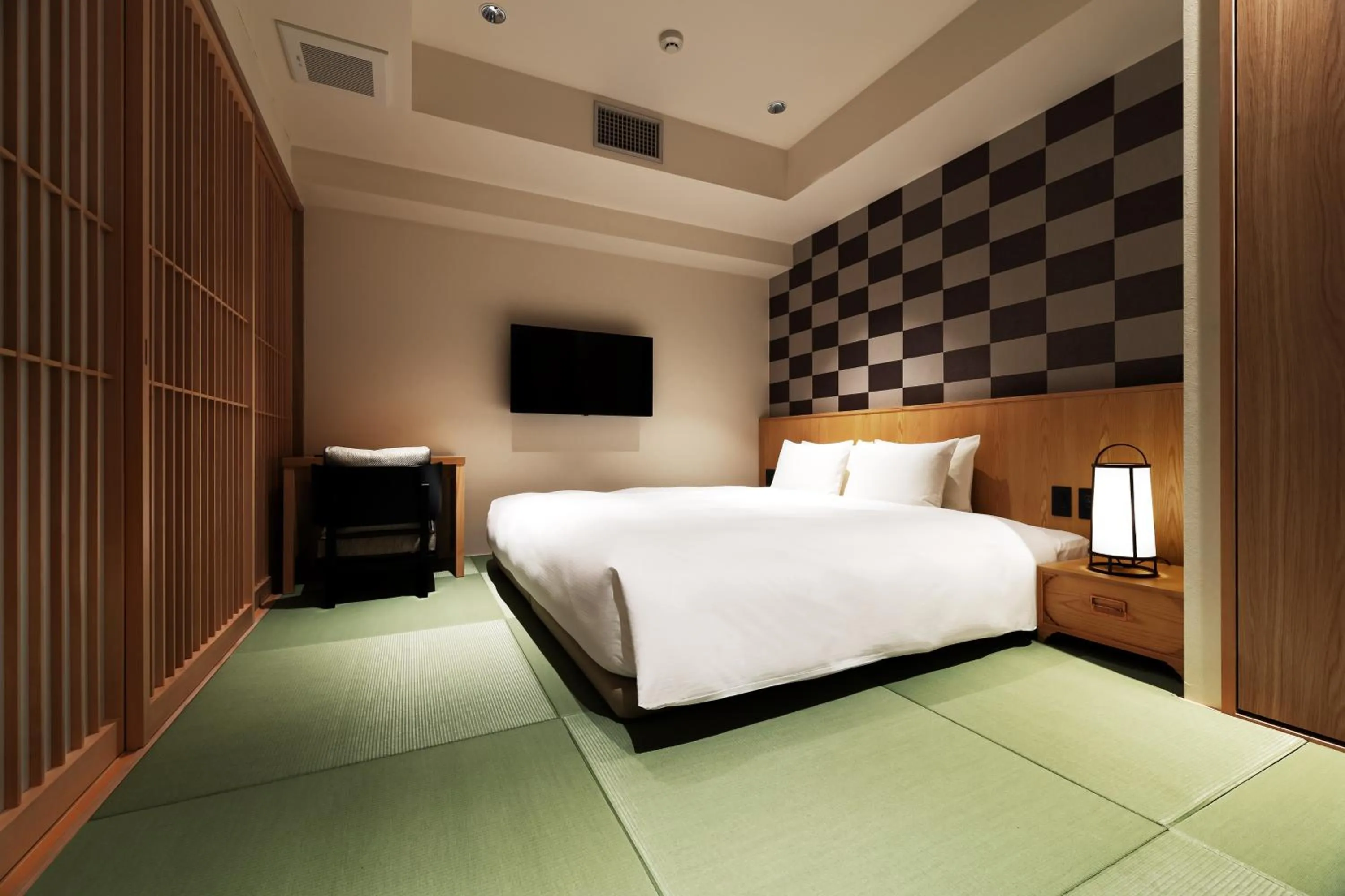 Japanese-Style King Bed Room with Partially Open-Air Bath - single occupancy in PROSTYLE RYOKAN TOKYO ASAKUSA