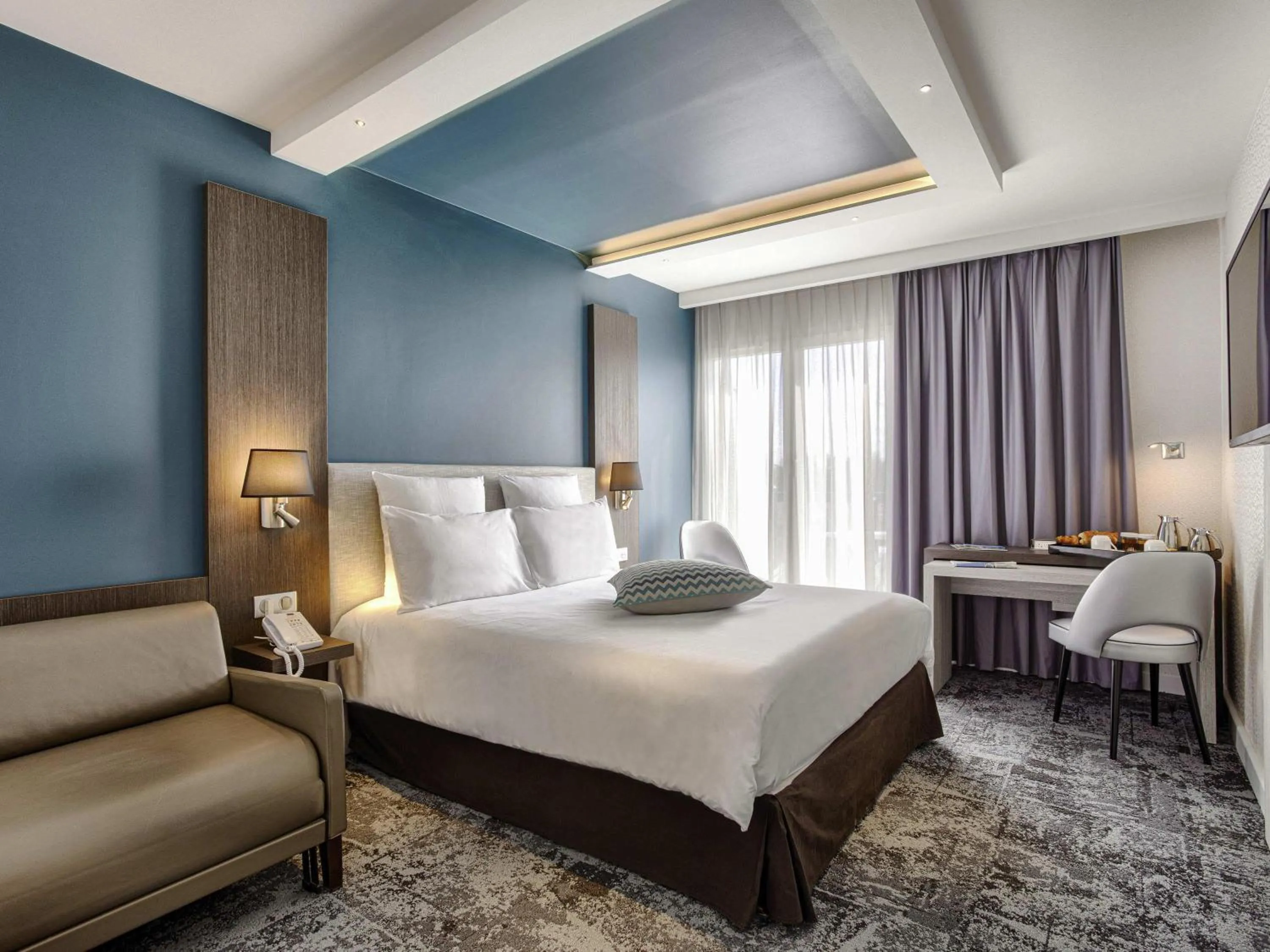 Superior Double Room with Sofa Bed with Spa Access in Mercure Cabourg Hôtel & Spa