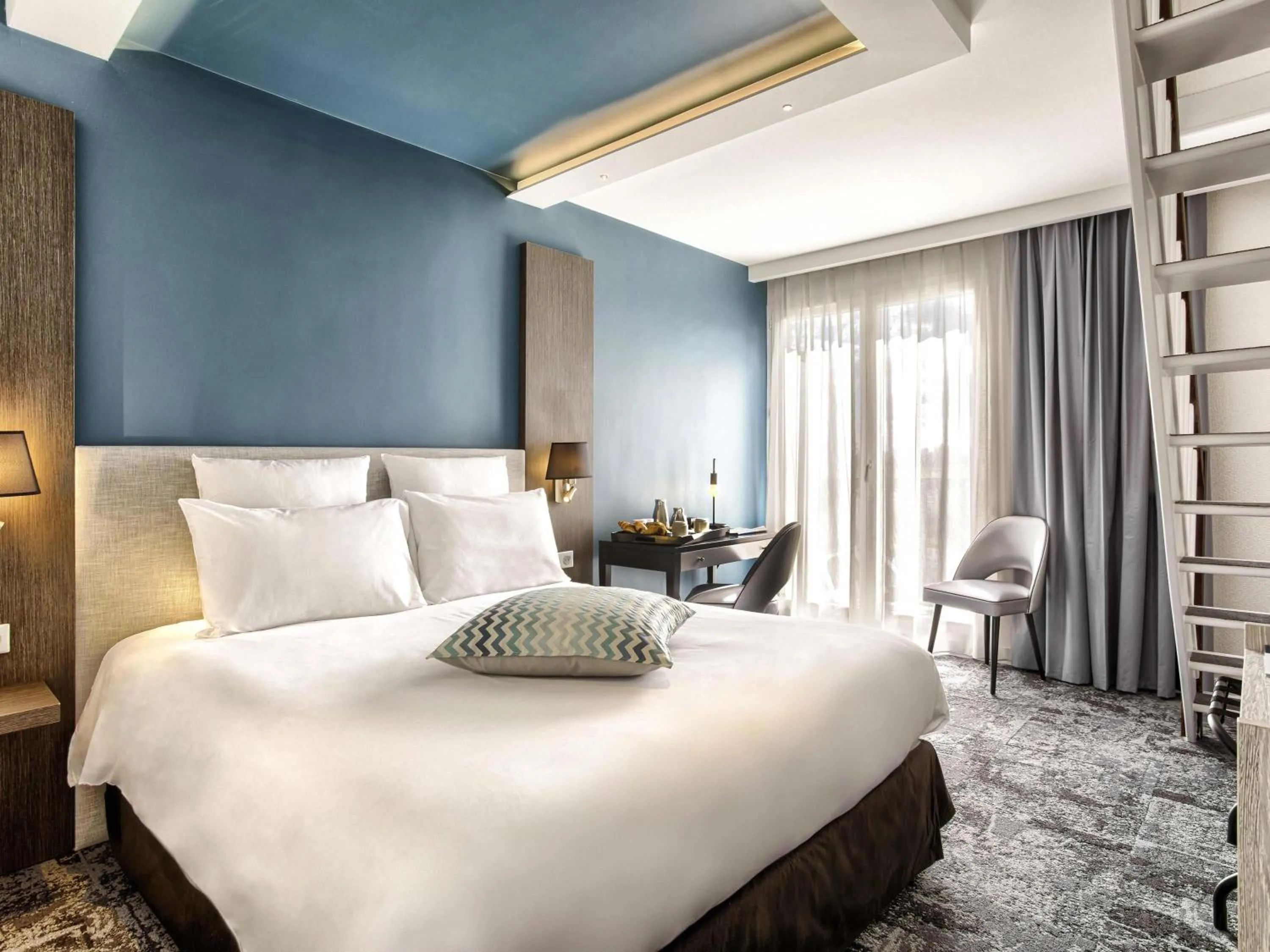 Superior Duplex Apartment with One Double Bed and Two Single Beds in Mercure Cabourg Hôtel & Spa