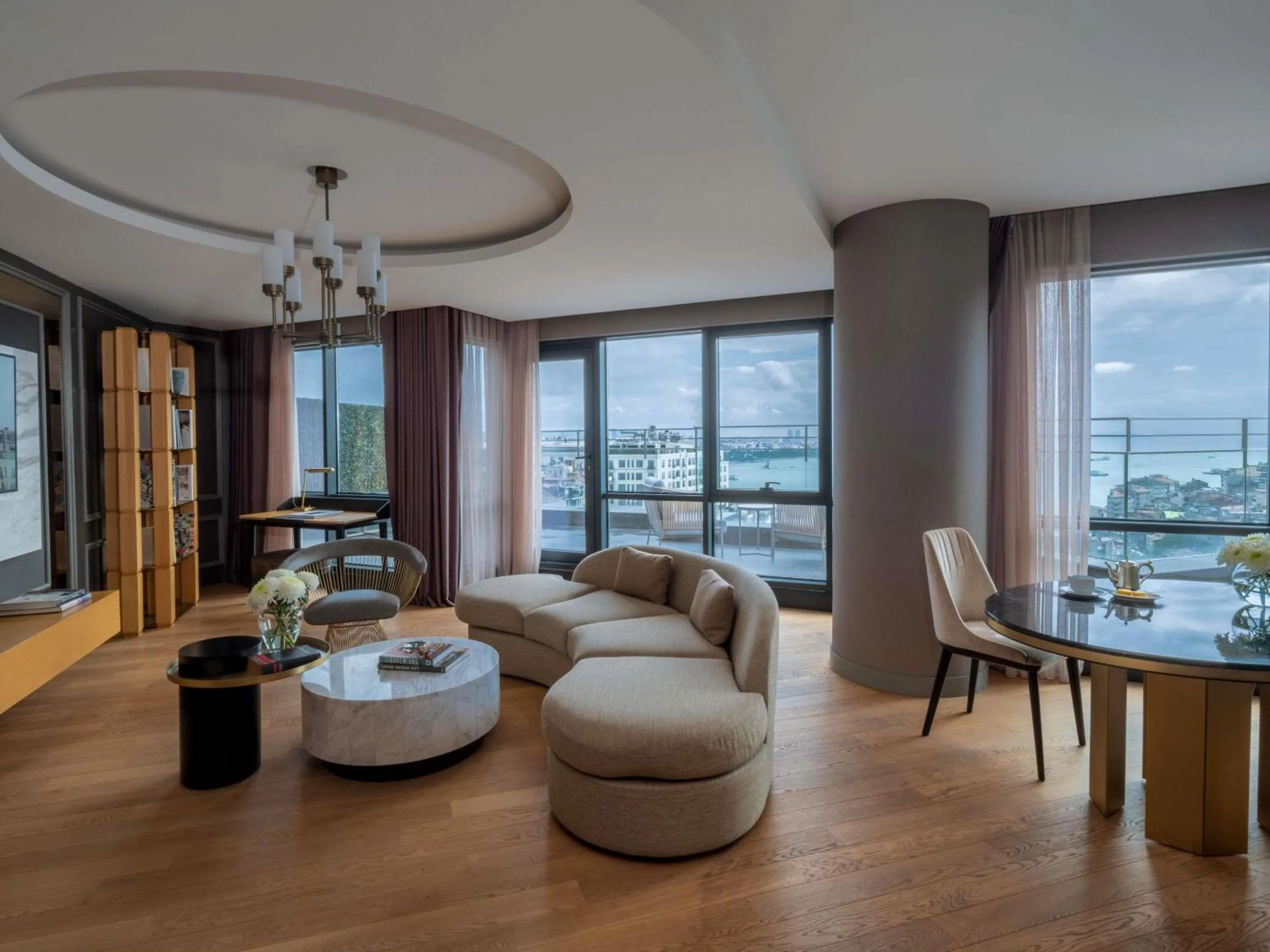 One Bedroom Signature Suite with Terrace and Bosphorus View - Club Millesime Access in Sofitel Istanbul Taksim