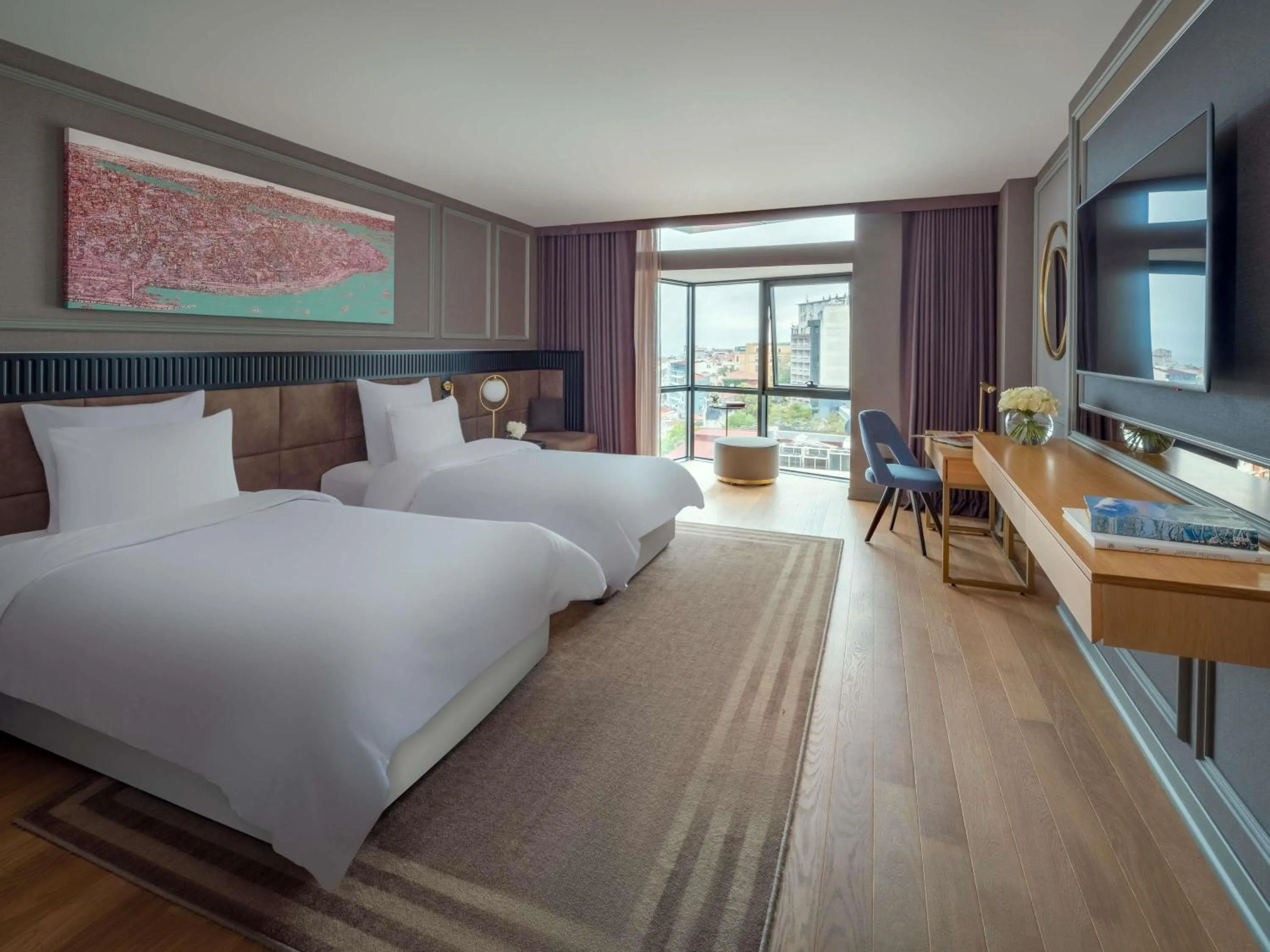 Luxury Twin Room with Bosphorus View in Sofitel Istanbul Taksim