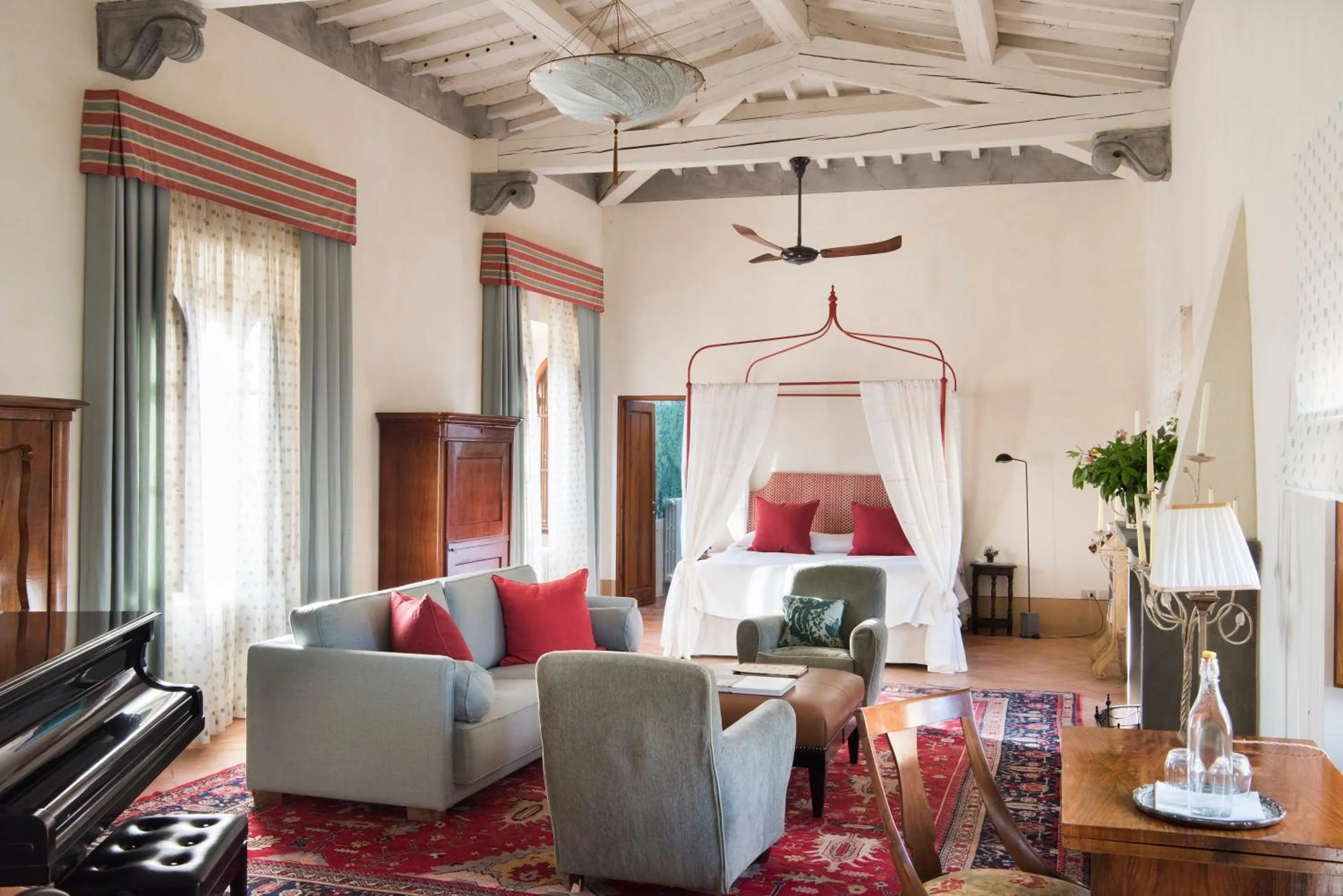 Suite with Panoramic View in Borgo Pignano Tuscany