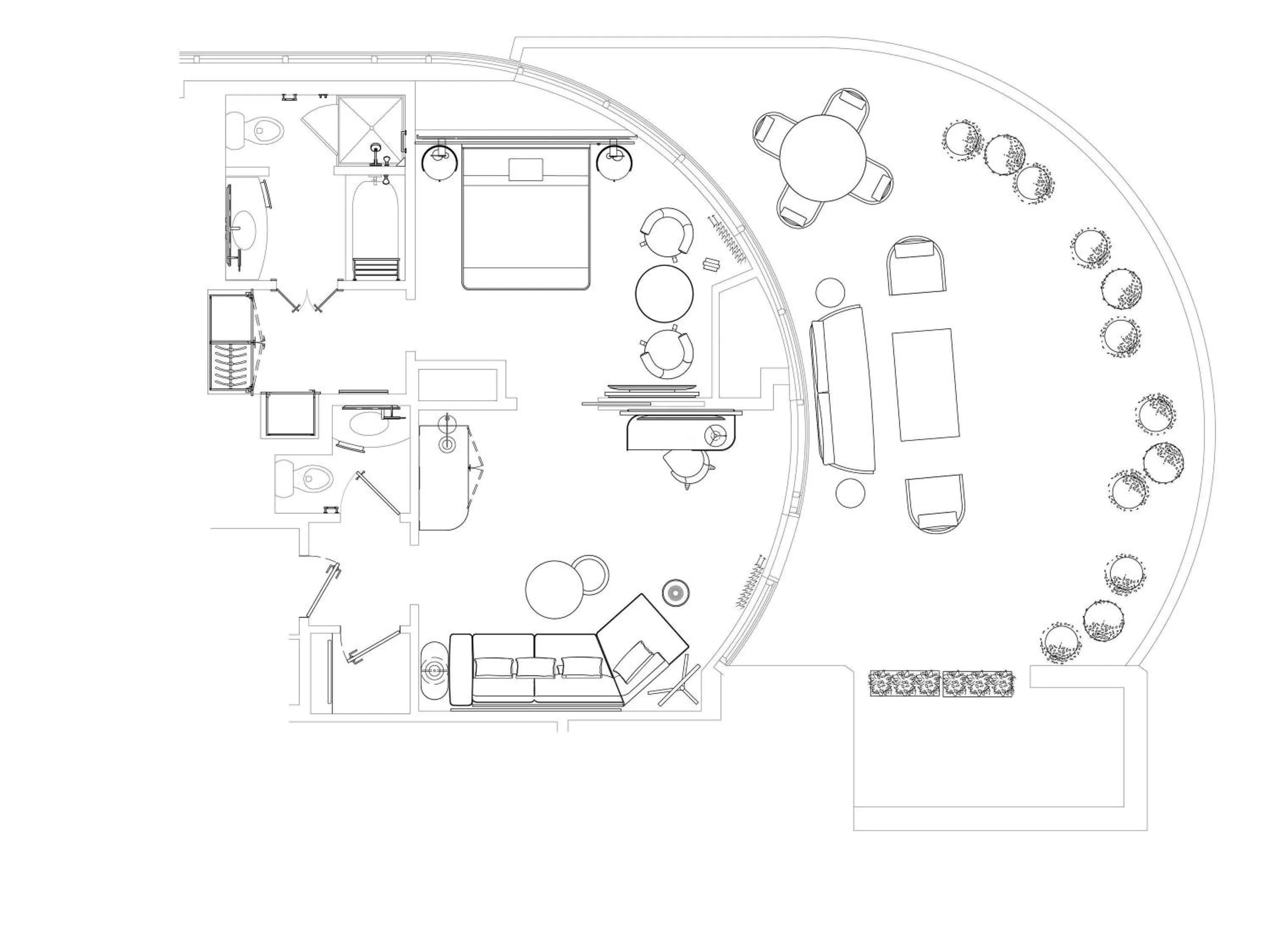 One-Bedroom King Suite with Terrace and City View in Sofitel New York