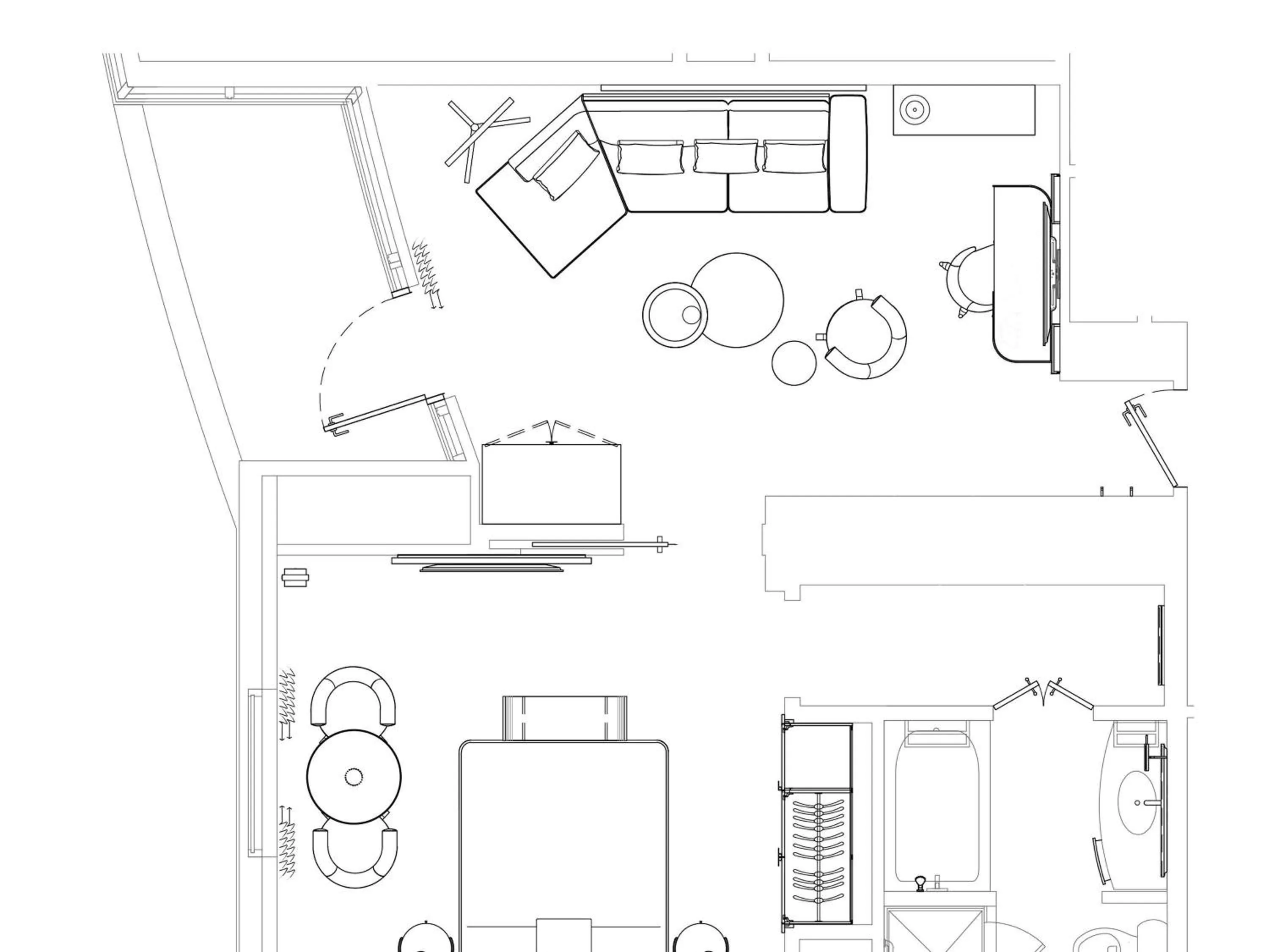Broadway Juliette Balcony Suite in Sofitel New York