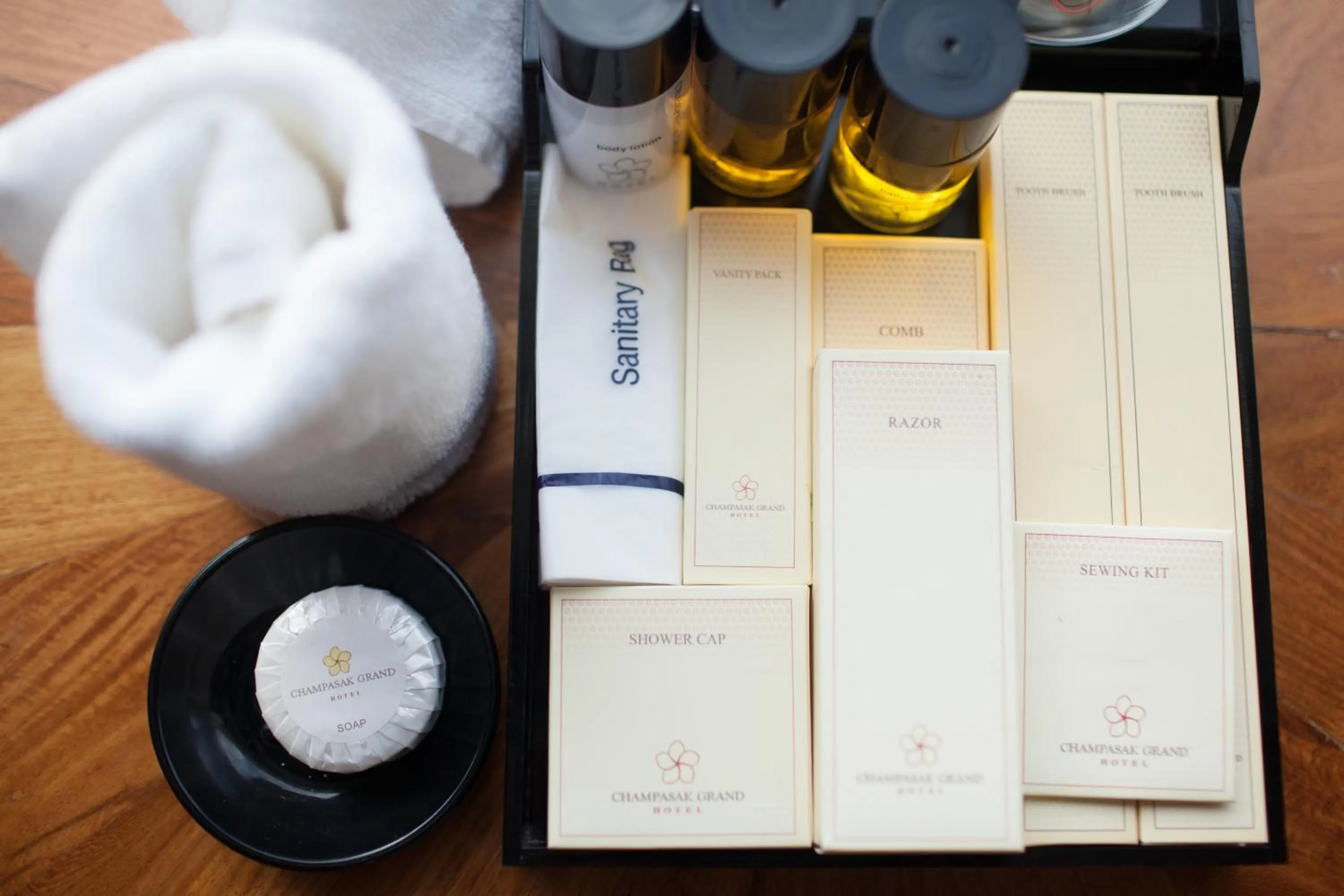 Superior Twin Room with City View in Champasak Grand Hotel