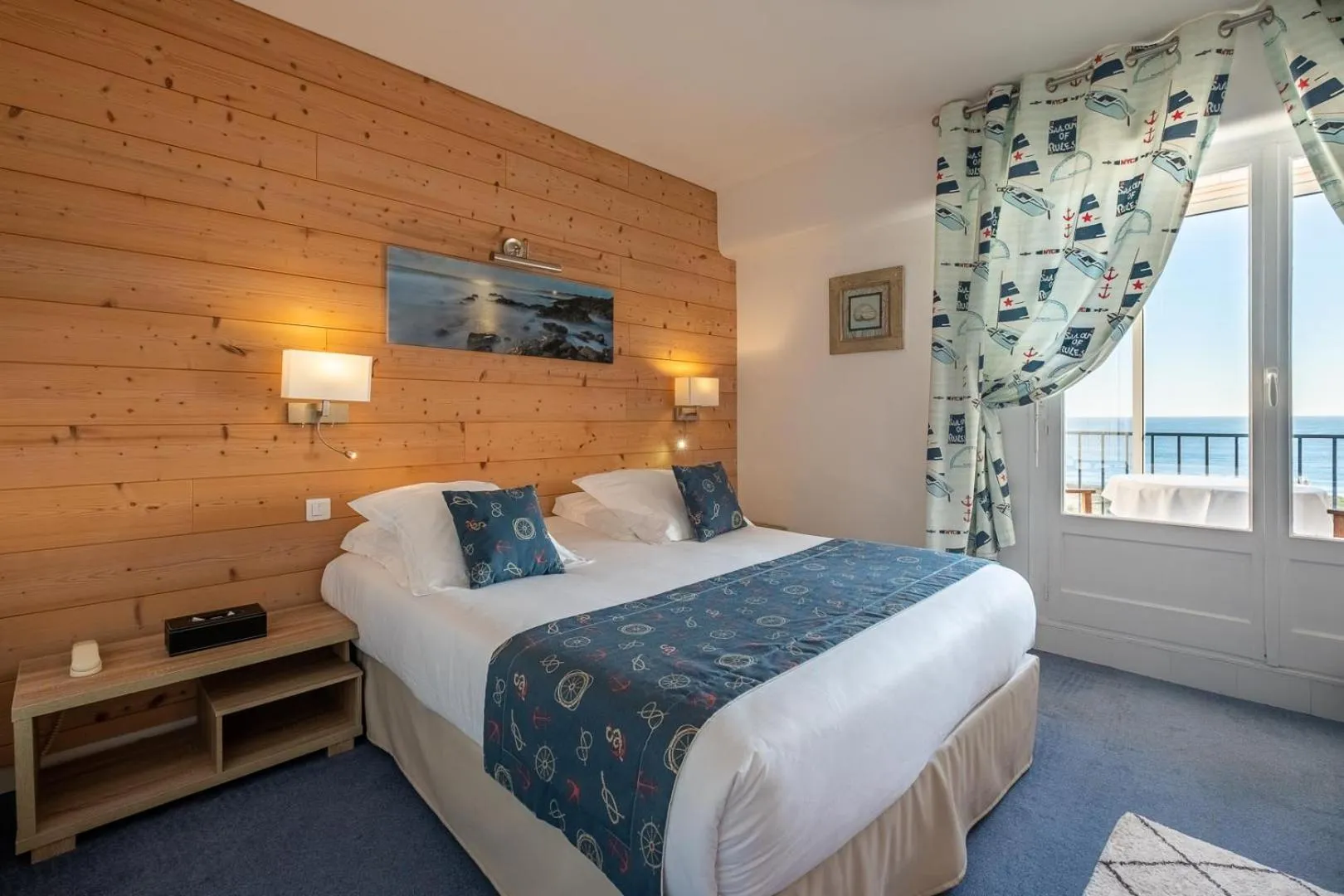 "Belle Ile" Room - Sea View in Hotel Restaurant De La Plage