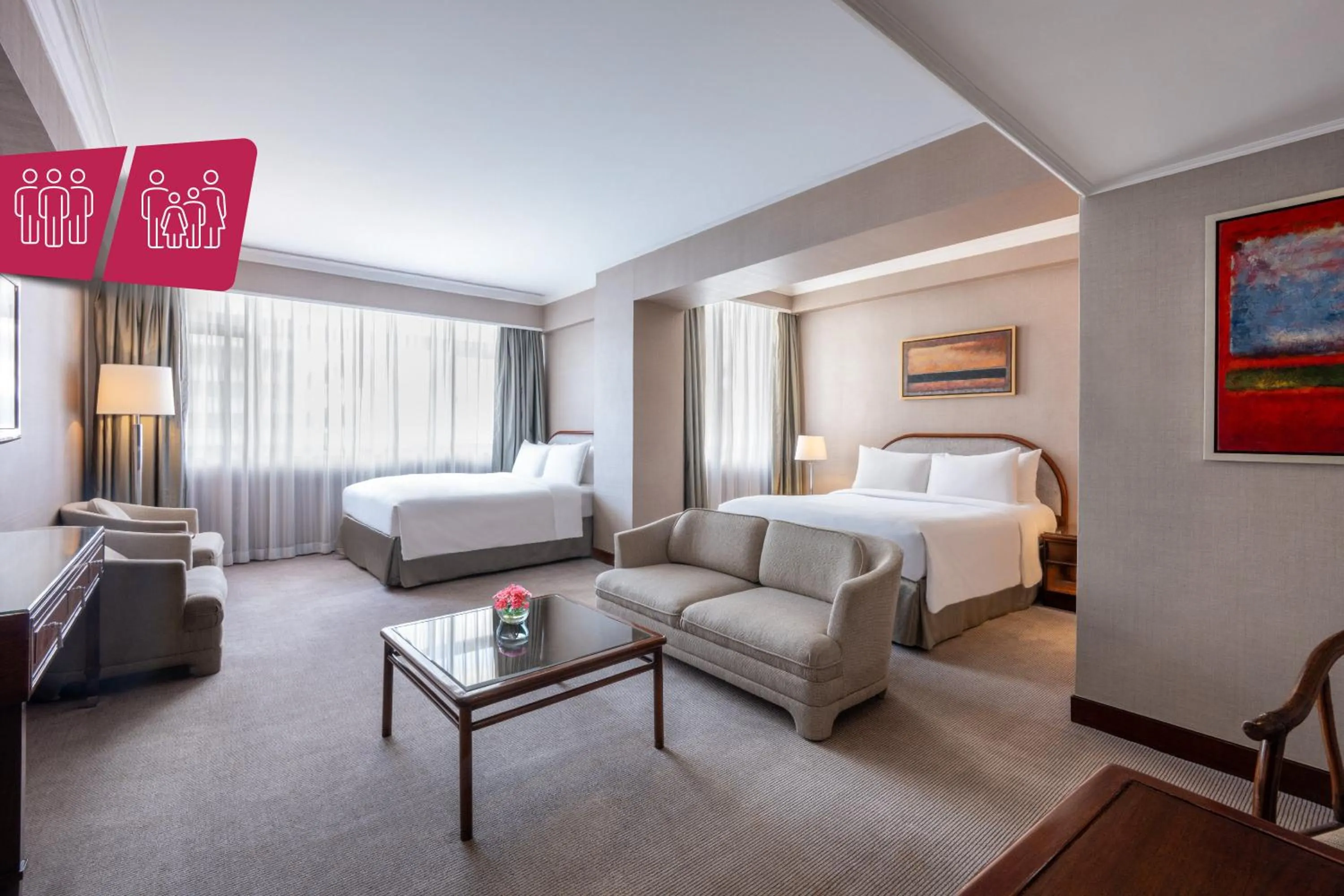 Family Triple Room in Marco Polo Hongkong Hotel