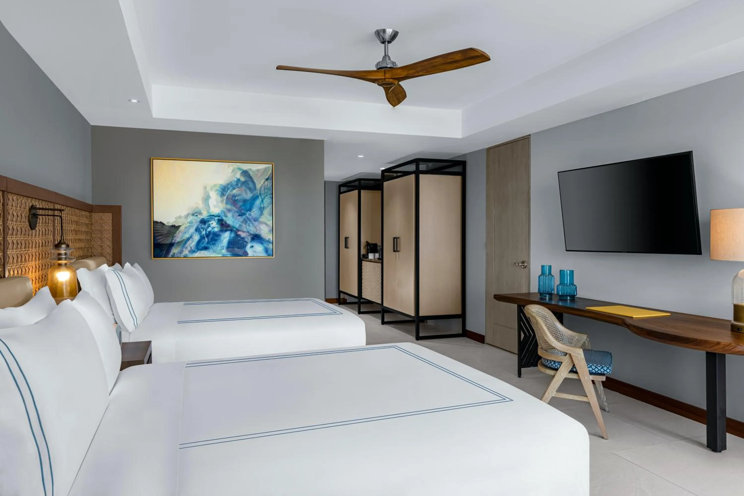 Beachfront Queen Room with Two Queen Beds in Conrad Punta de Mita