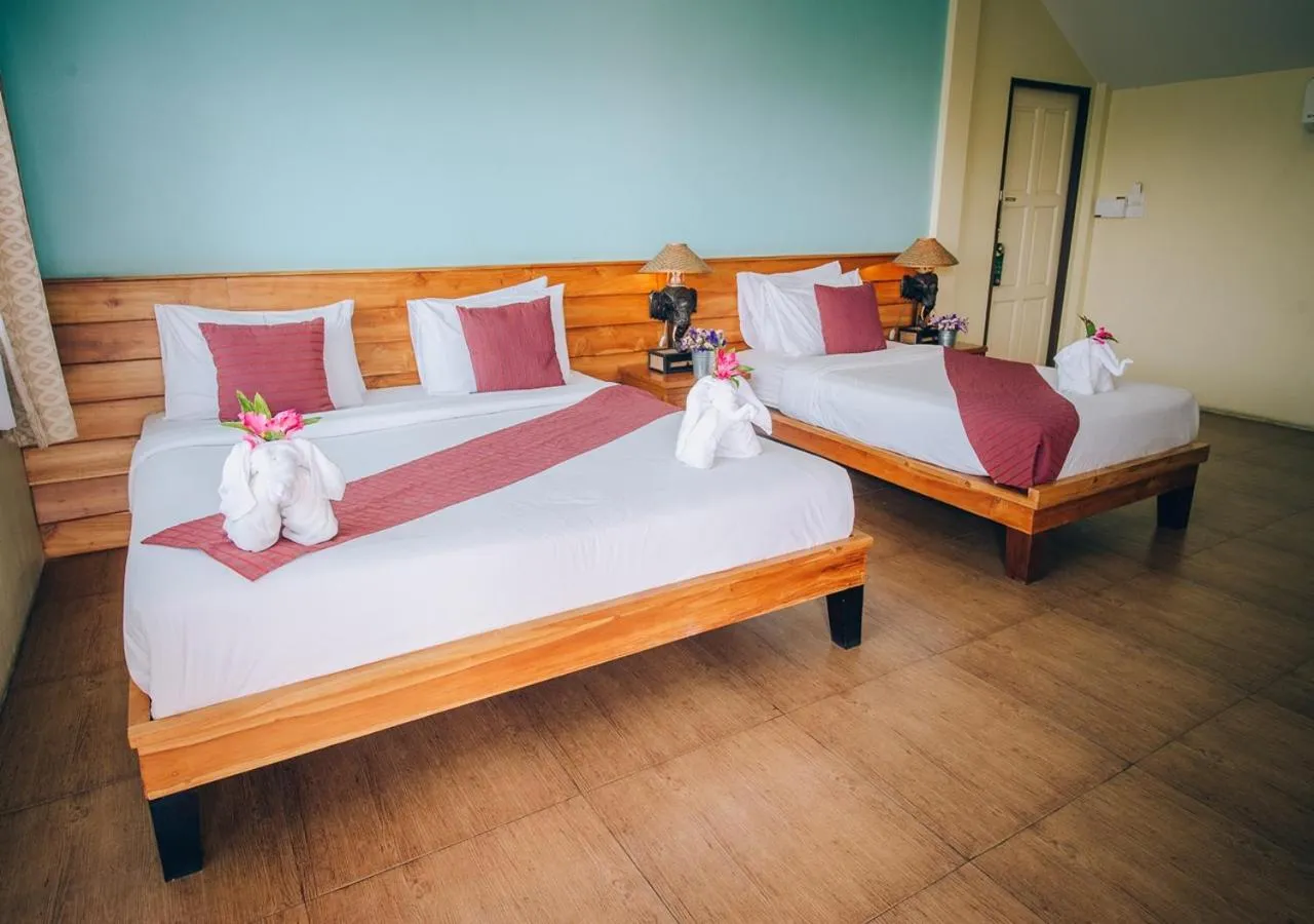 Deluxe Triple Room with Bath in Good Times Resort Kanchanaburi