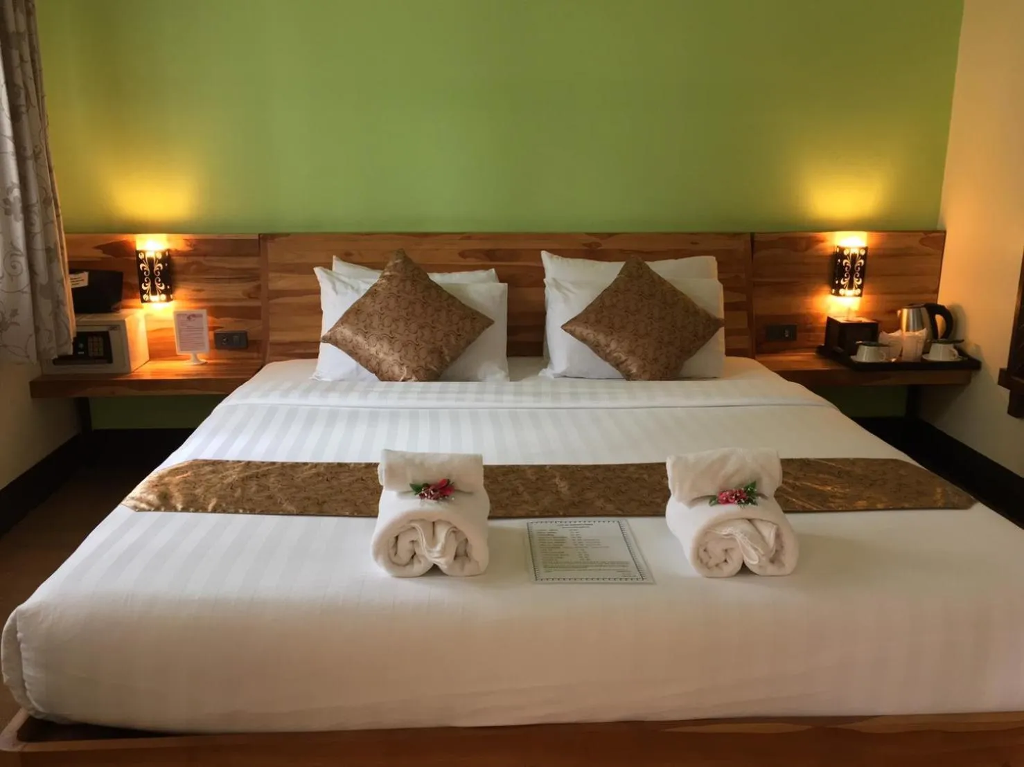 Small Double Room with Partial Pool View in Good Times Resort Kanchanaburi
