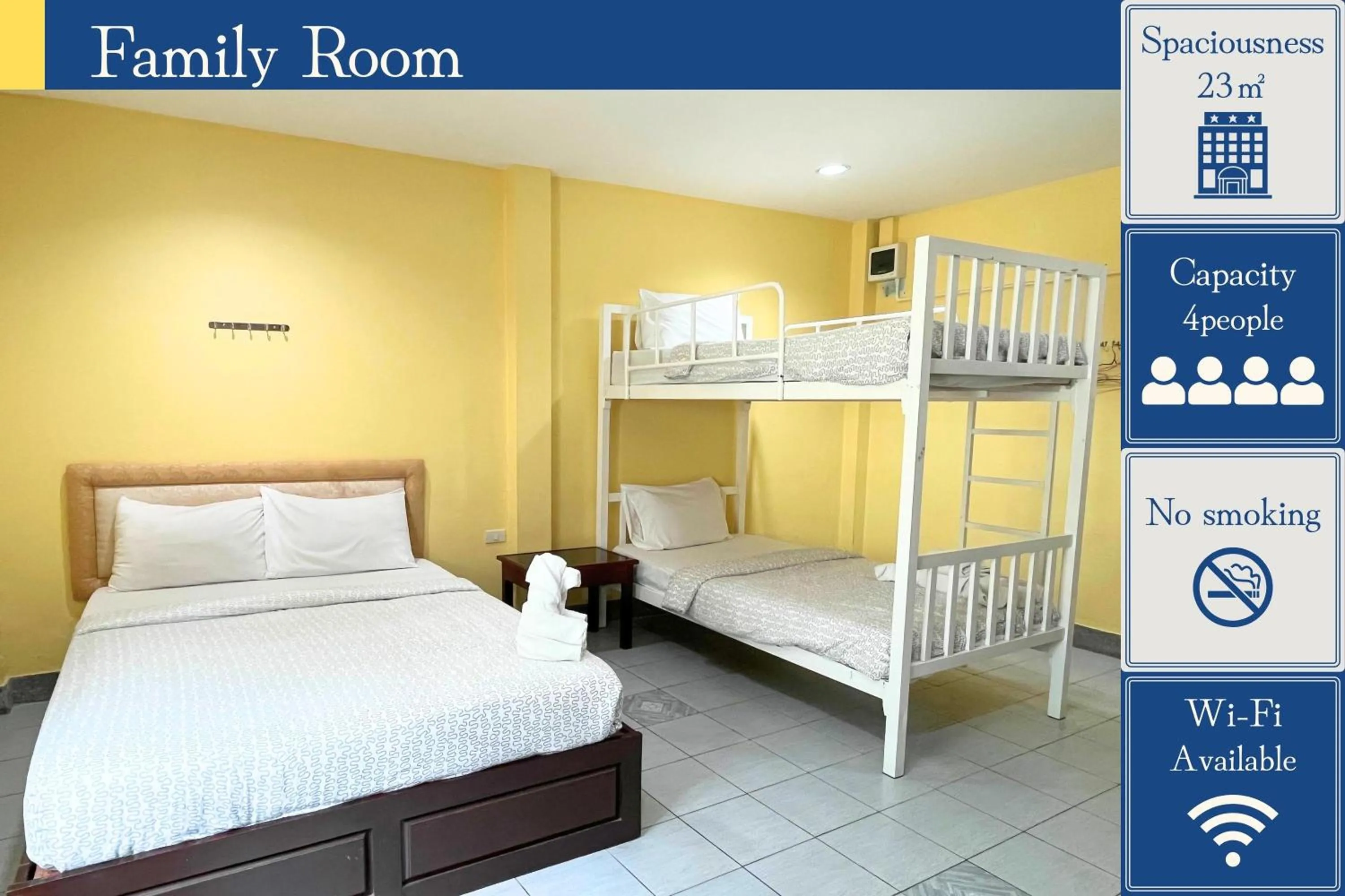 Standard Family Room in Excel Hotel Bangkok former Sri Krungthep Hotel