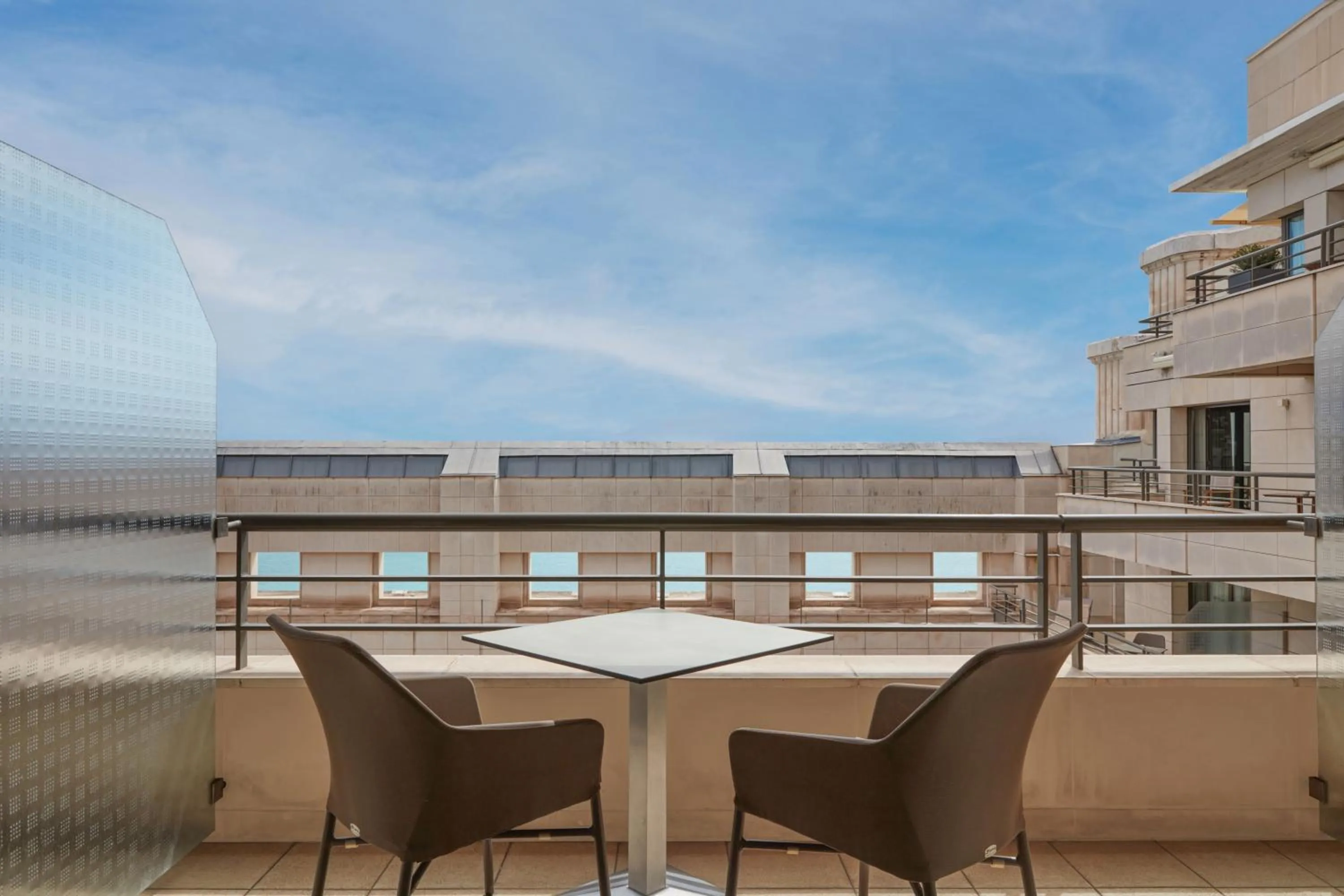 Twin Room with Partial Sea View in Hyatt Regency Nice Palais de la Méditerranée