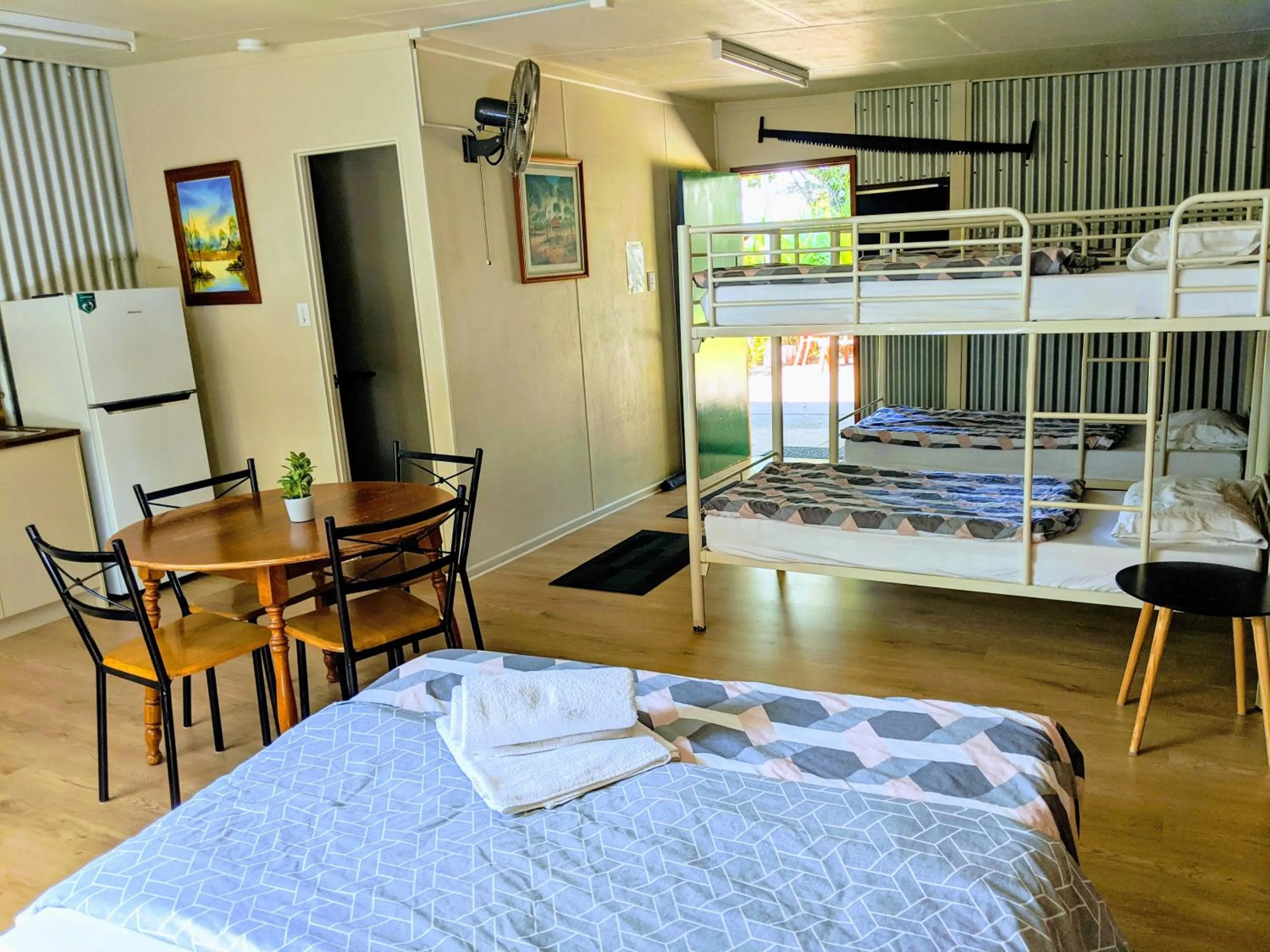Family Studio in Woolshed Eco Lodge