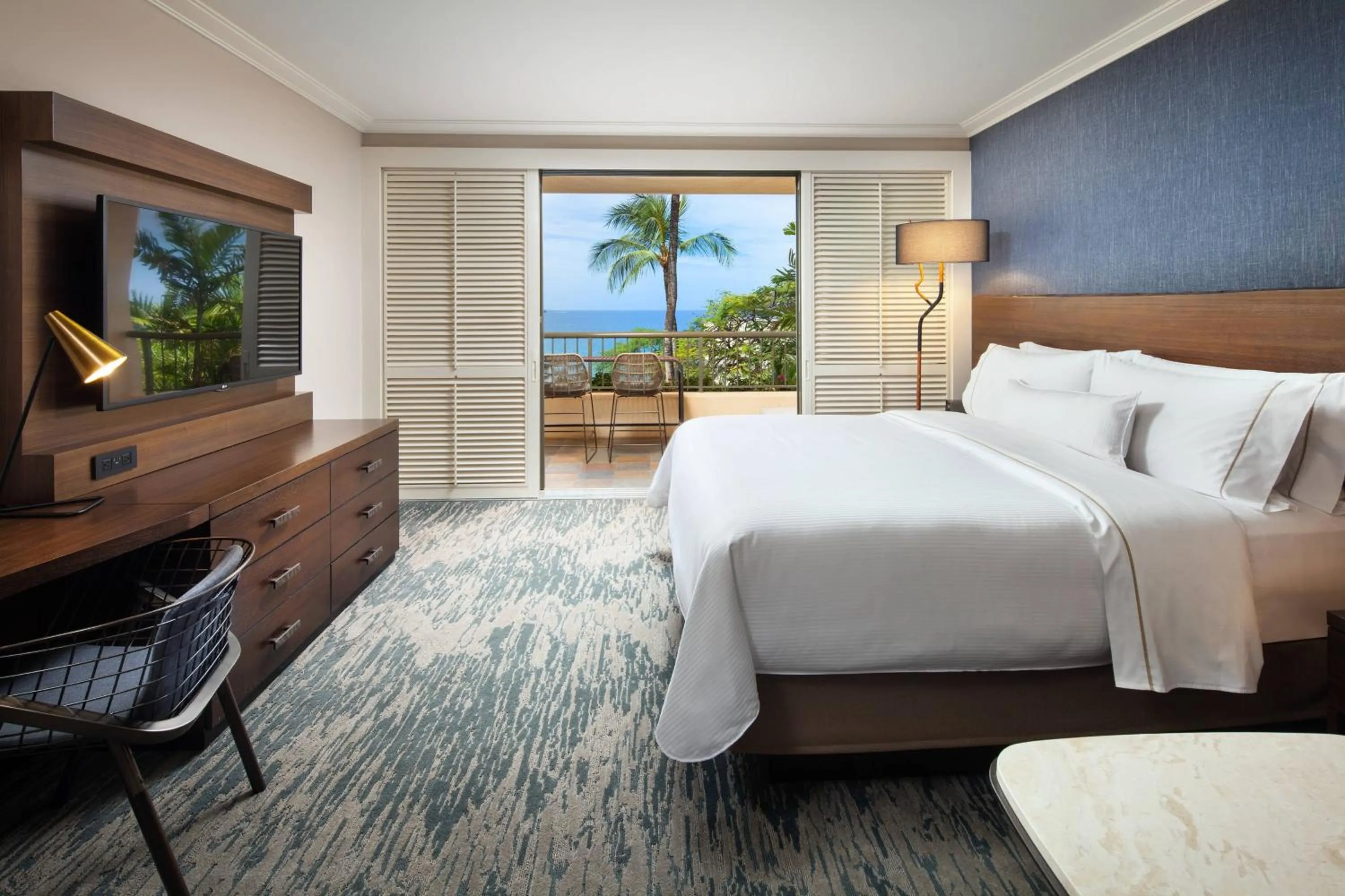 Guest room, 1 King, Ocean View, Balcony in The Westin Hapuna Beach Resort